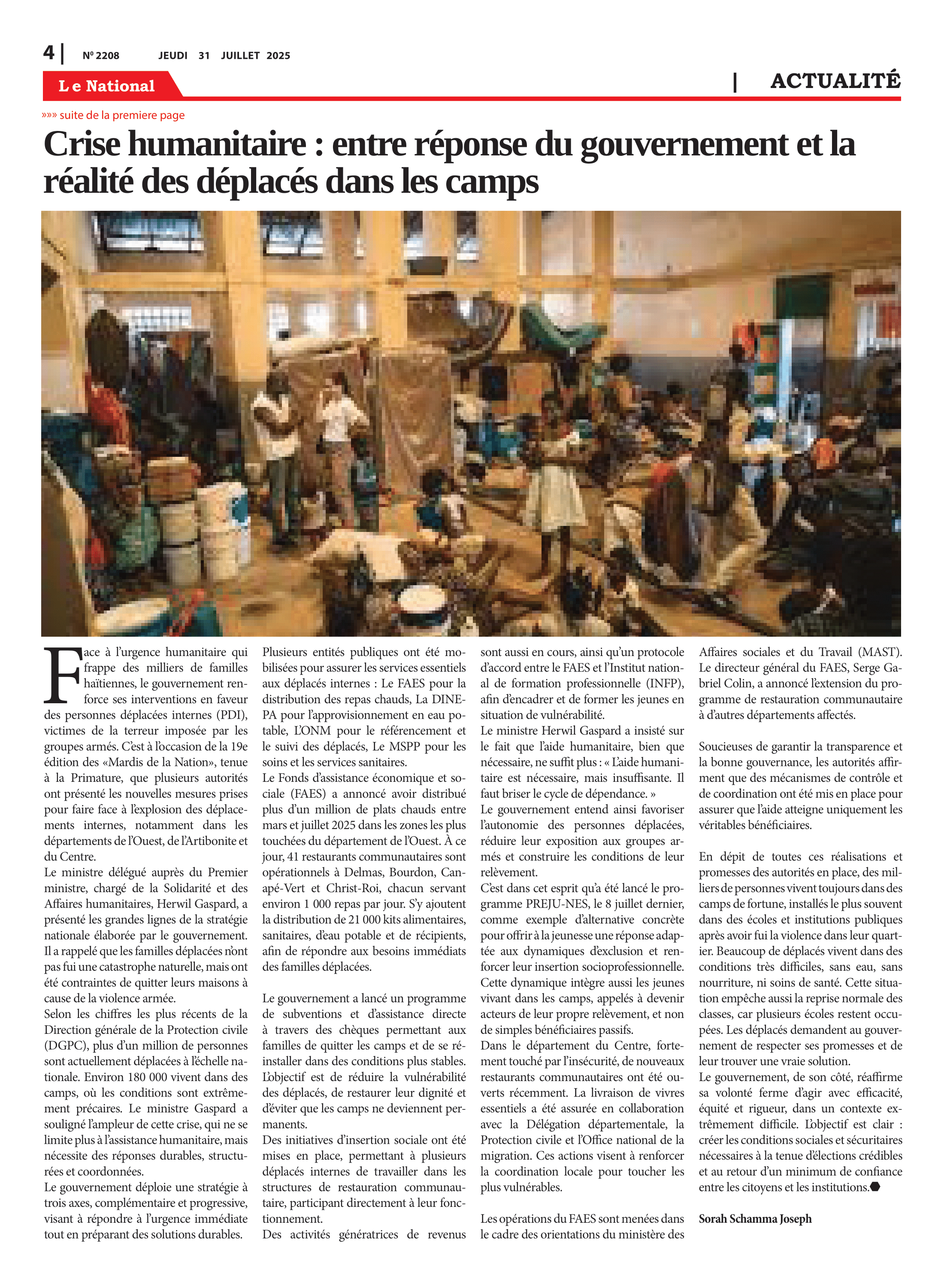 Page 4 de l'édition 2208