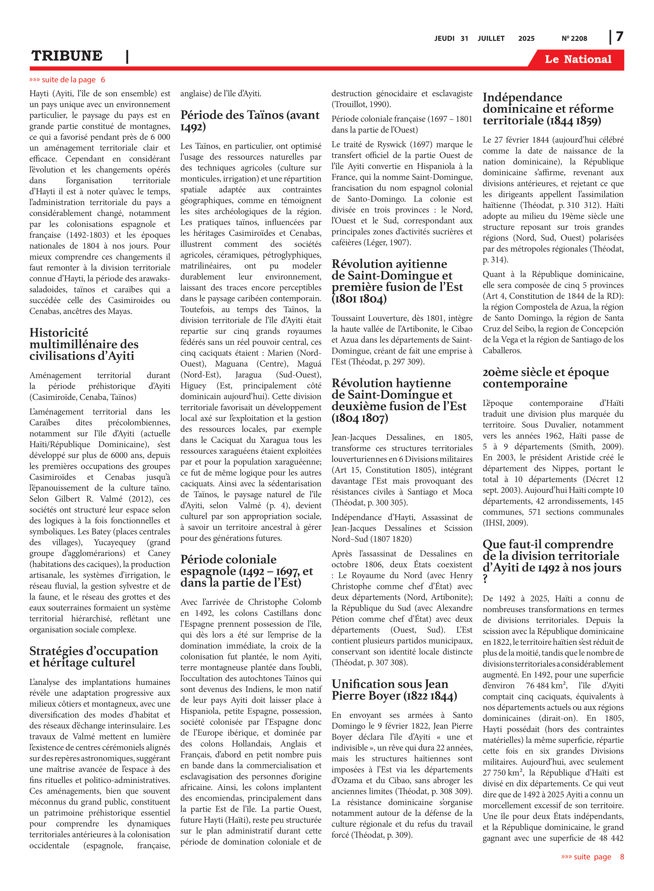 Page 7 de l'édition 2208