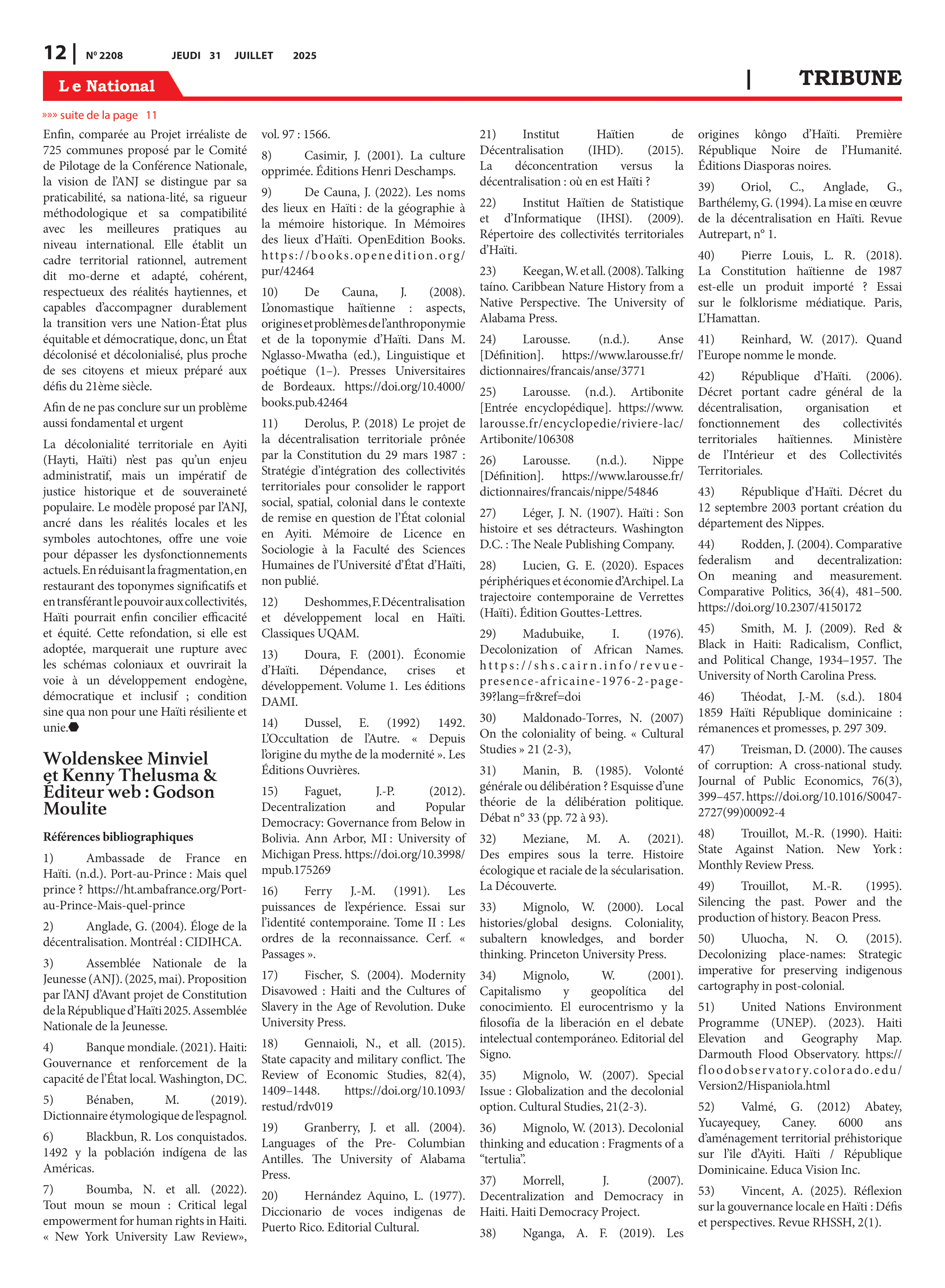 Page 12 de l'édition 2208