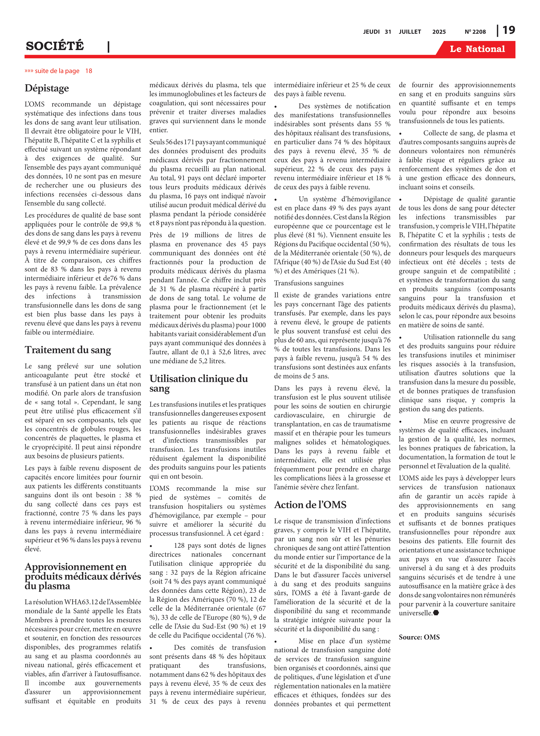 Page 19 de l'édition 2208