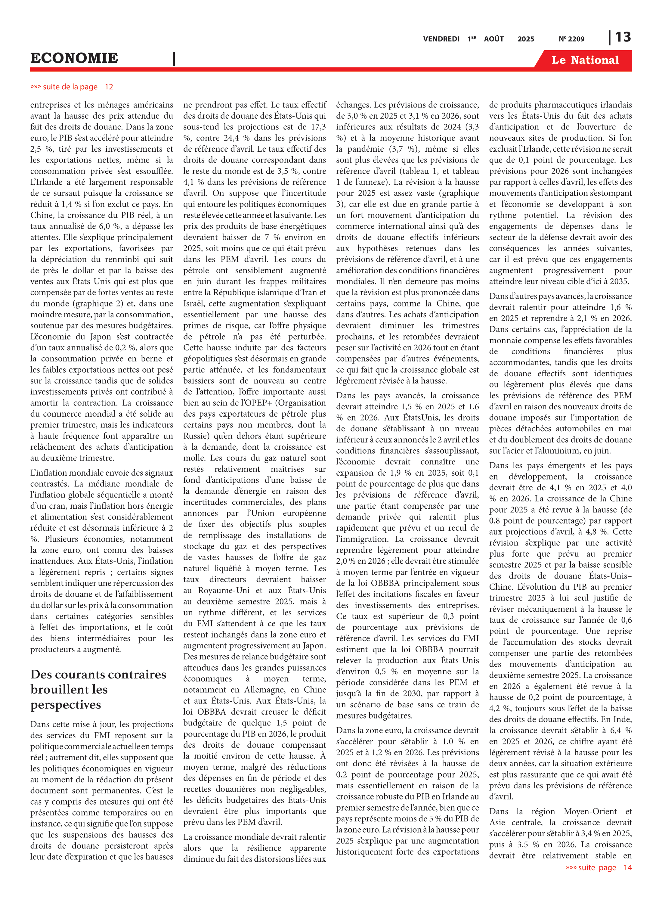 Page 13 de l'édition 2209