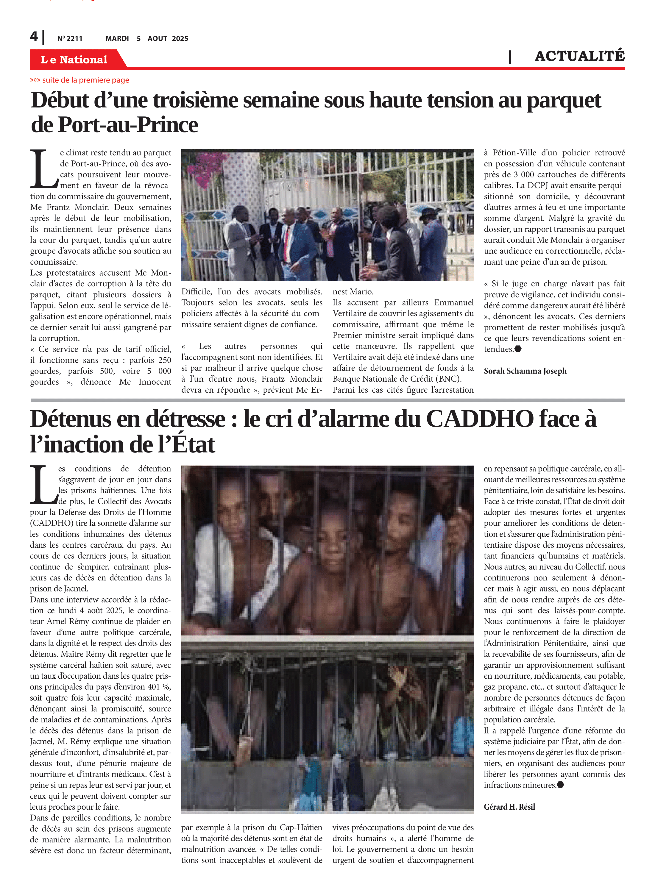 Page 4 de l'édition 2211