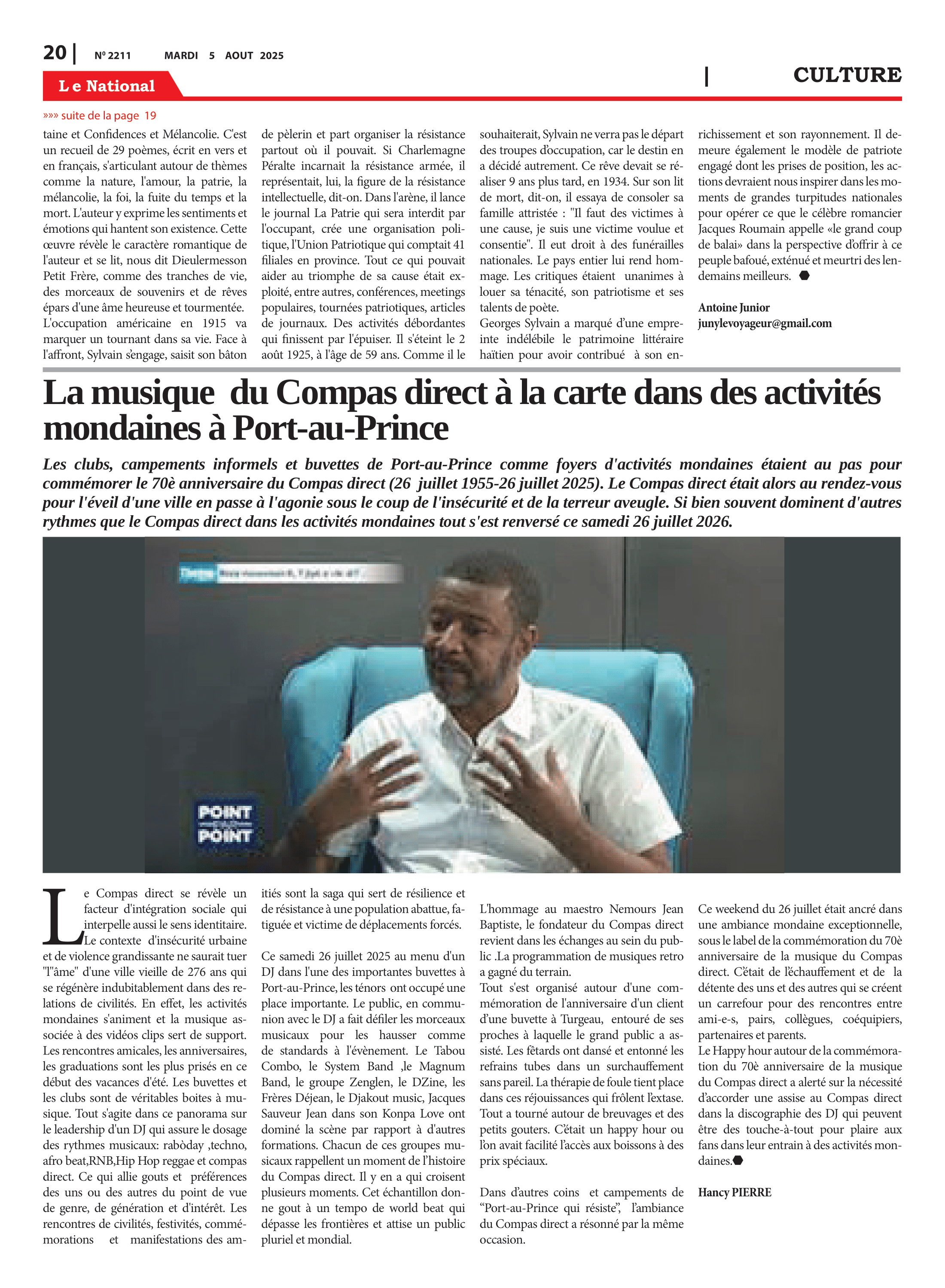 Page 20 de l'édition 2211