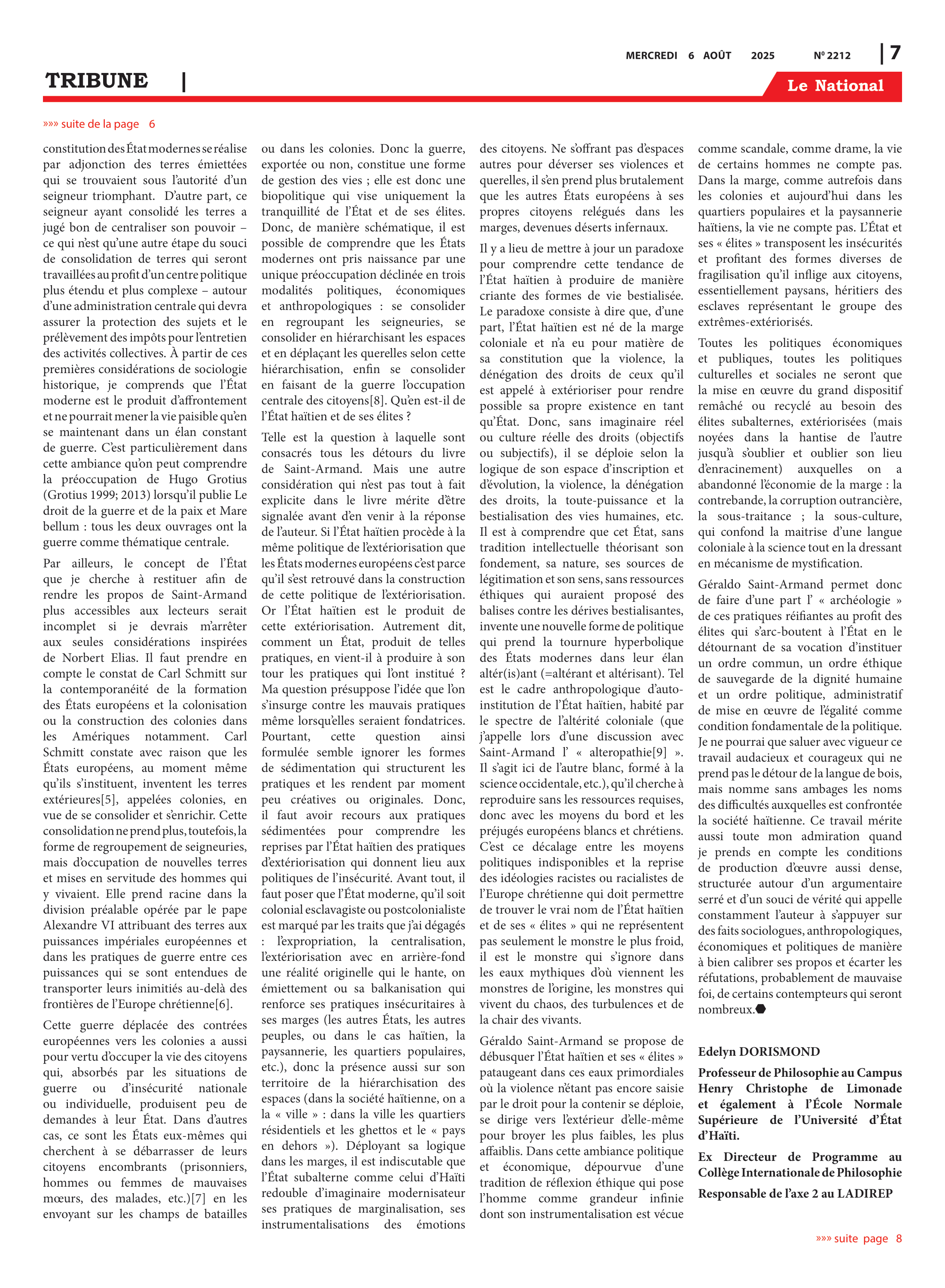 Page 7 de l'édition 2212