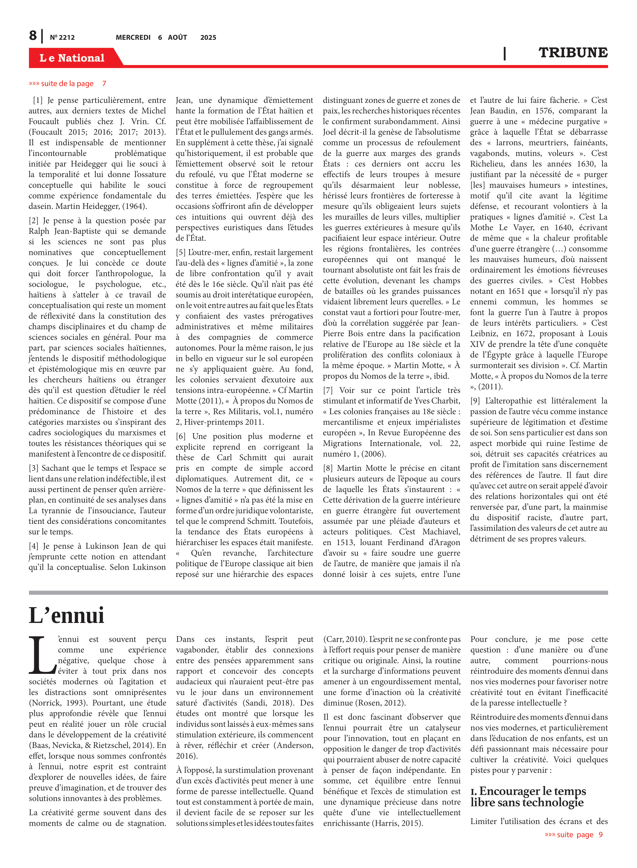 Page 8 de l'édition 2212