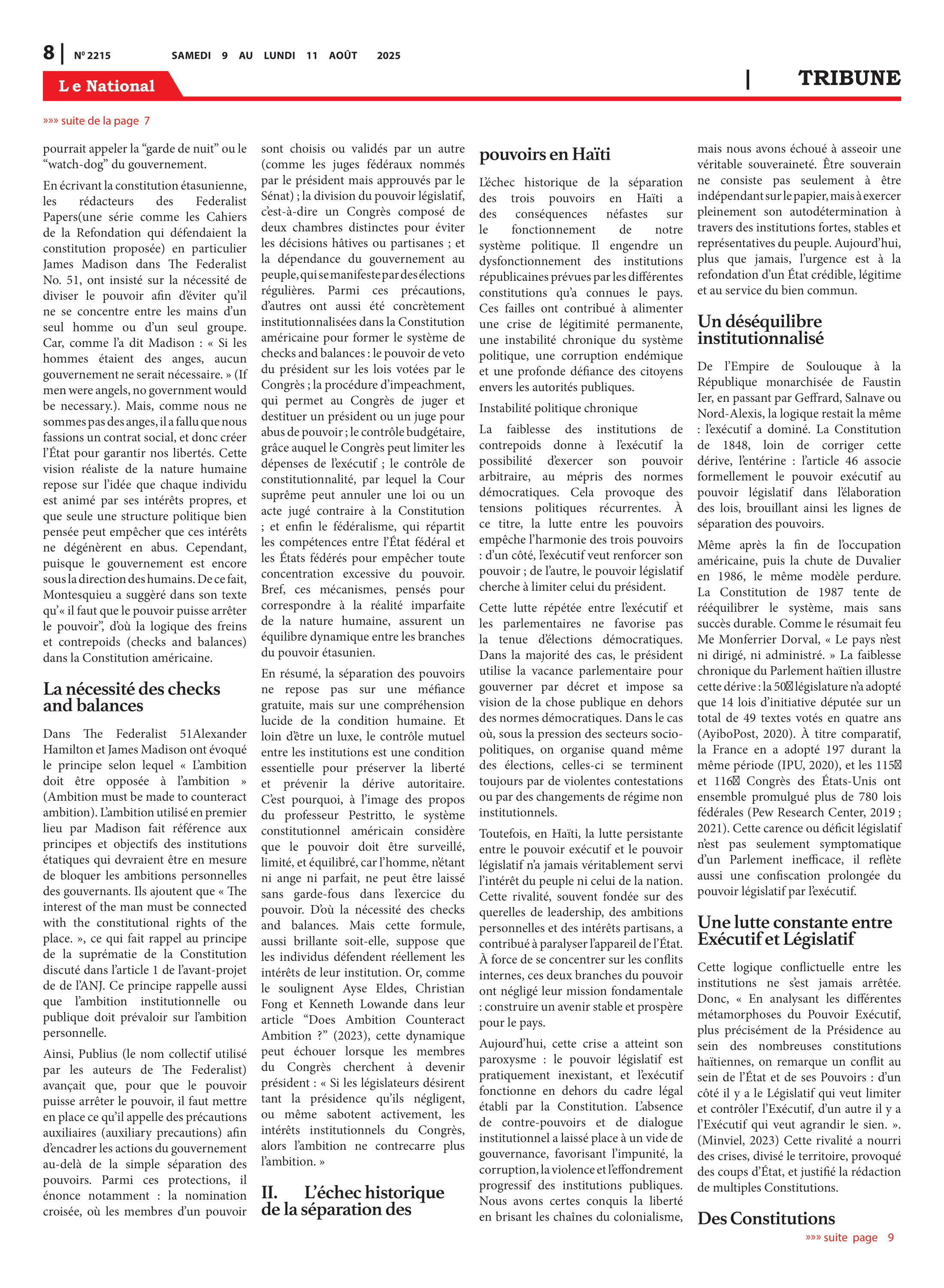 Page 8 de l'édition 2215