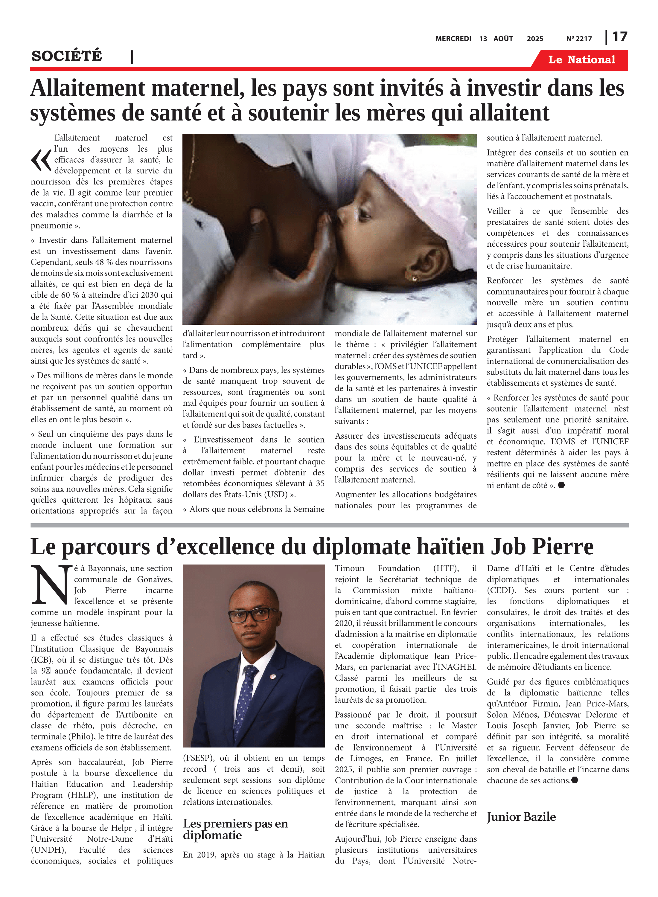 Page 17 de l'édition 2217