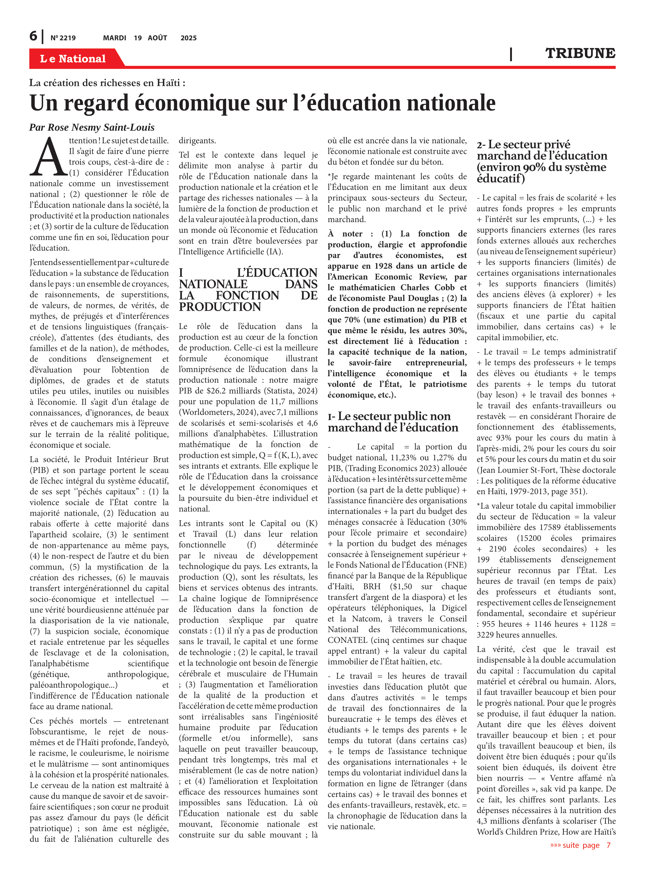 Page 6 de l'édition 2219