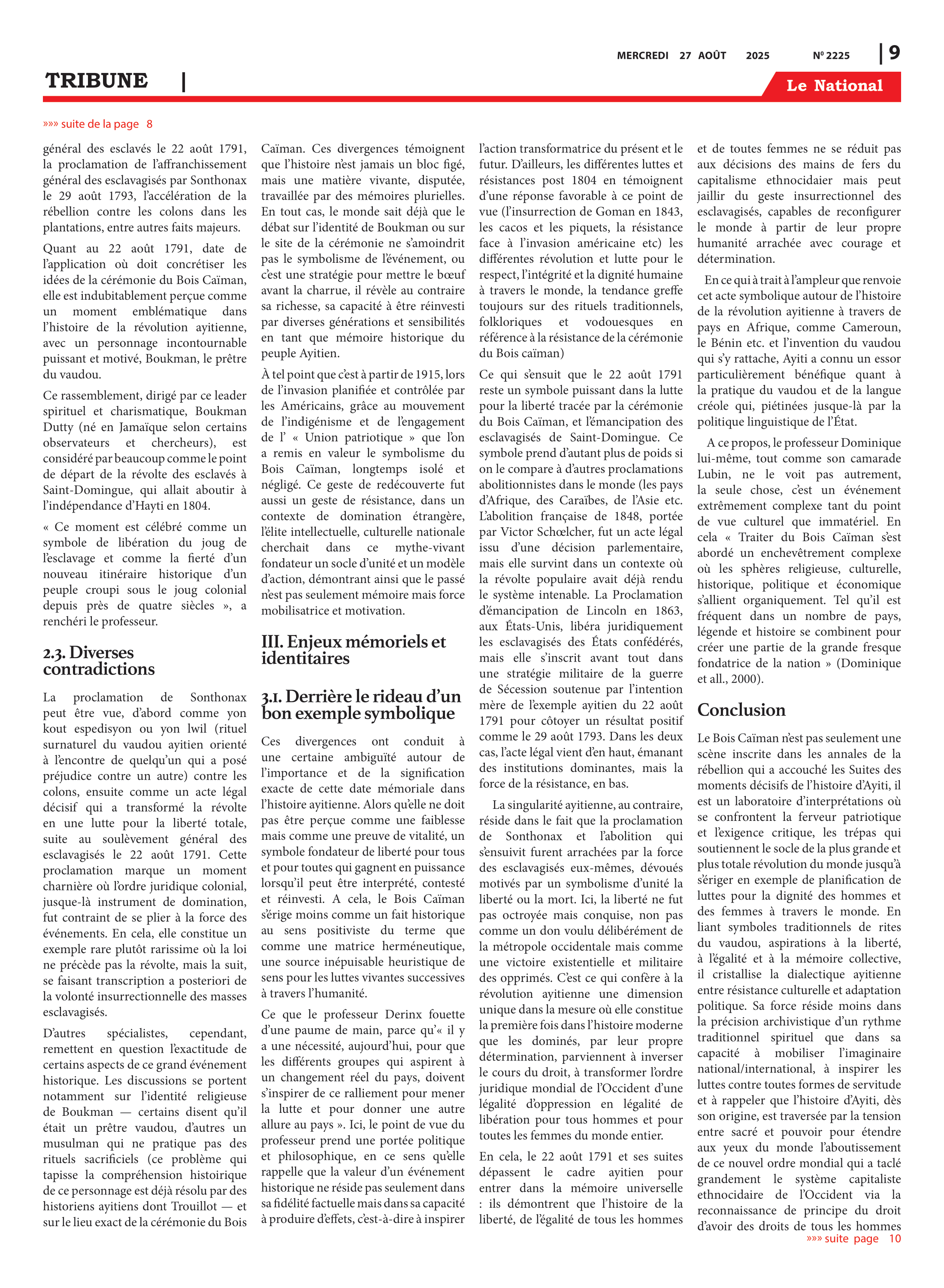 Page 9 de l'édition 2225