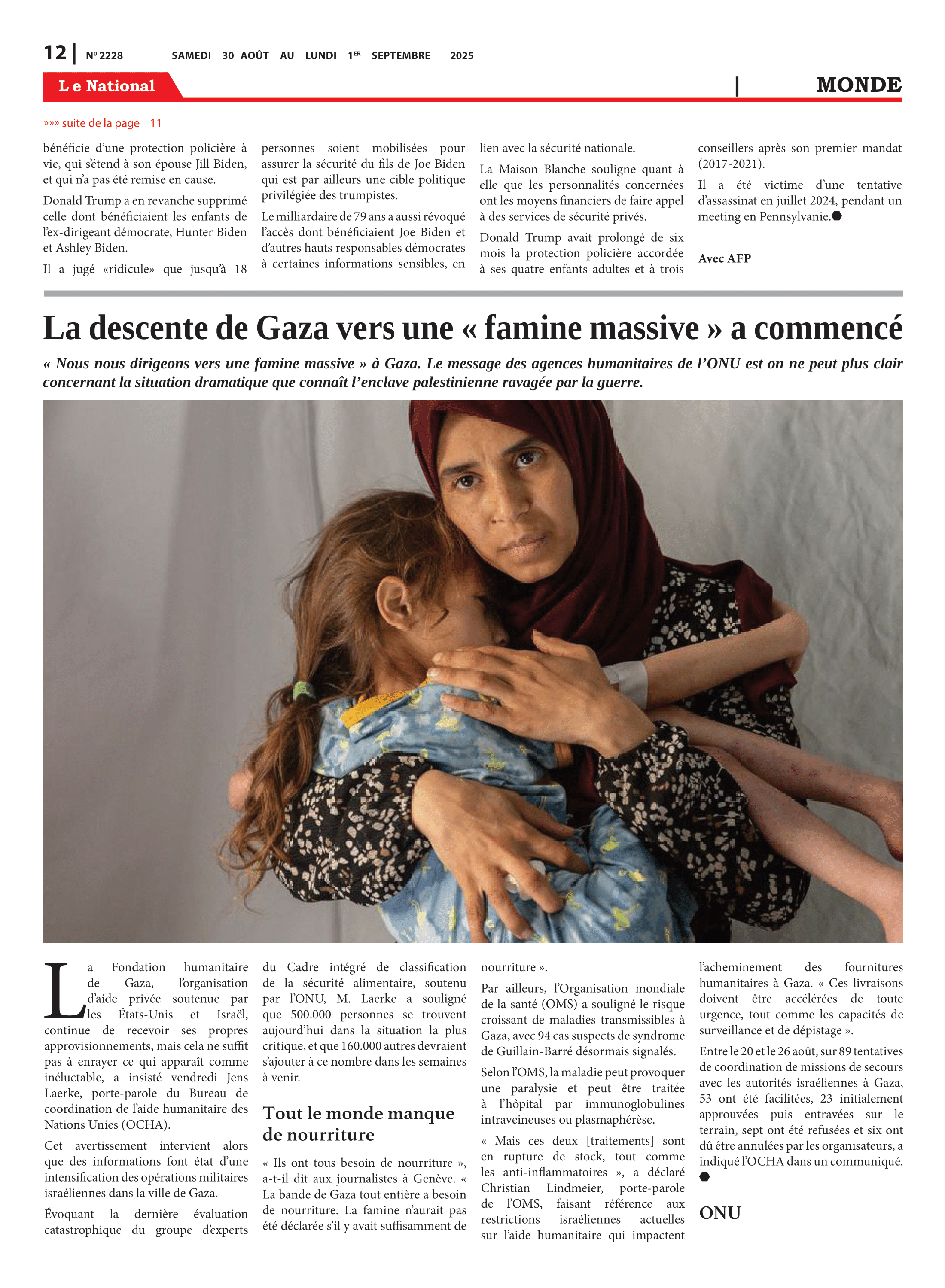Page 12 de l'édition 2228