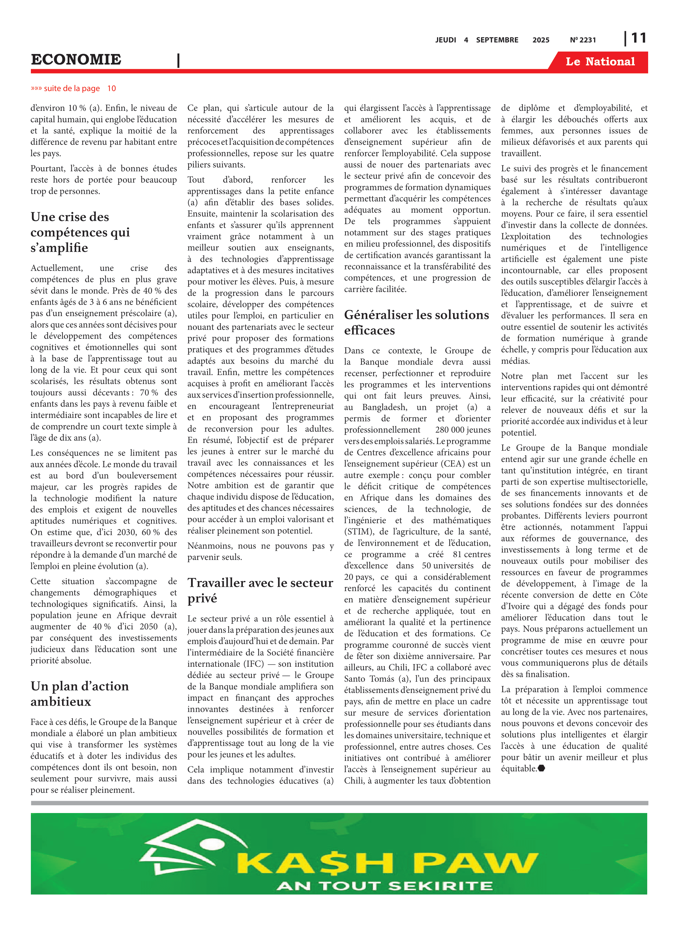 Page 11 de l'édition 2231