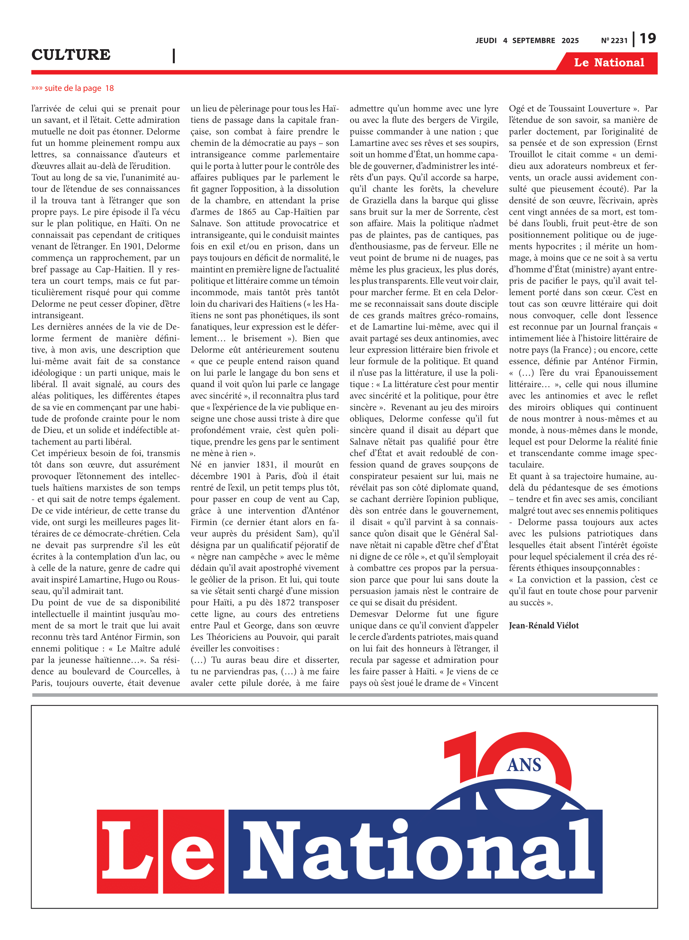 Page 19 de l'édition 2231