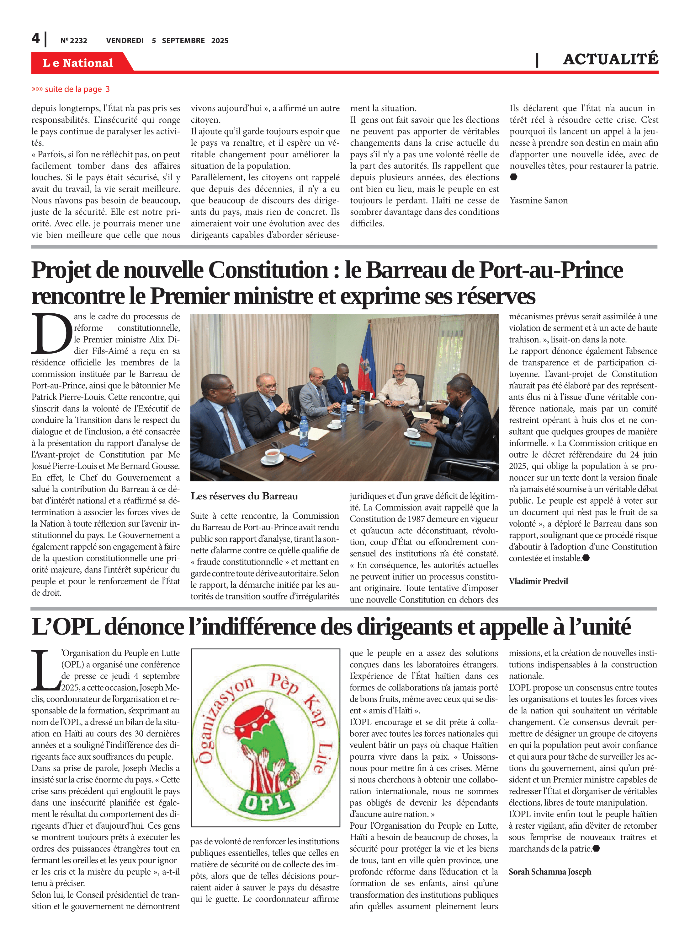 Page 4 de l'édition 2232