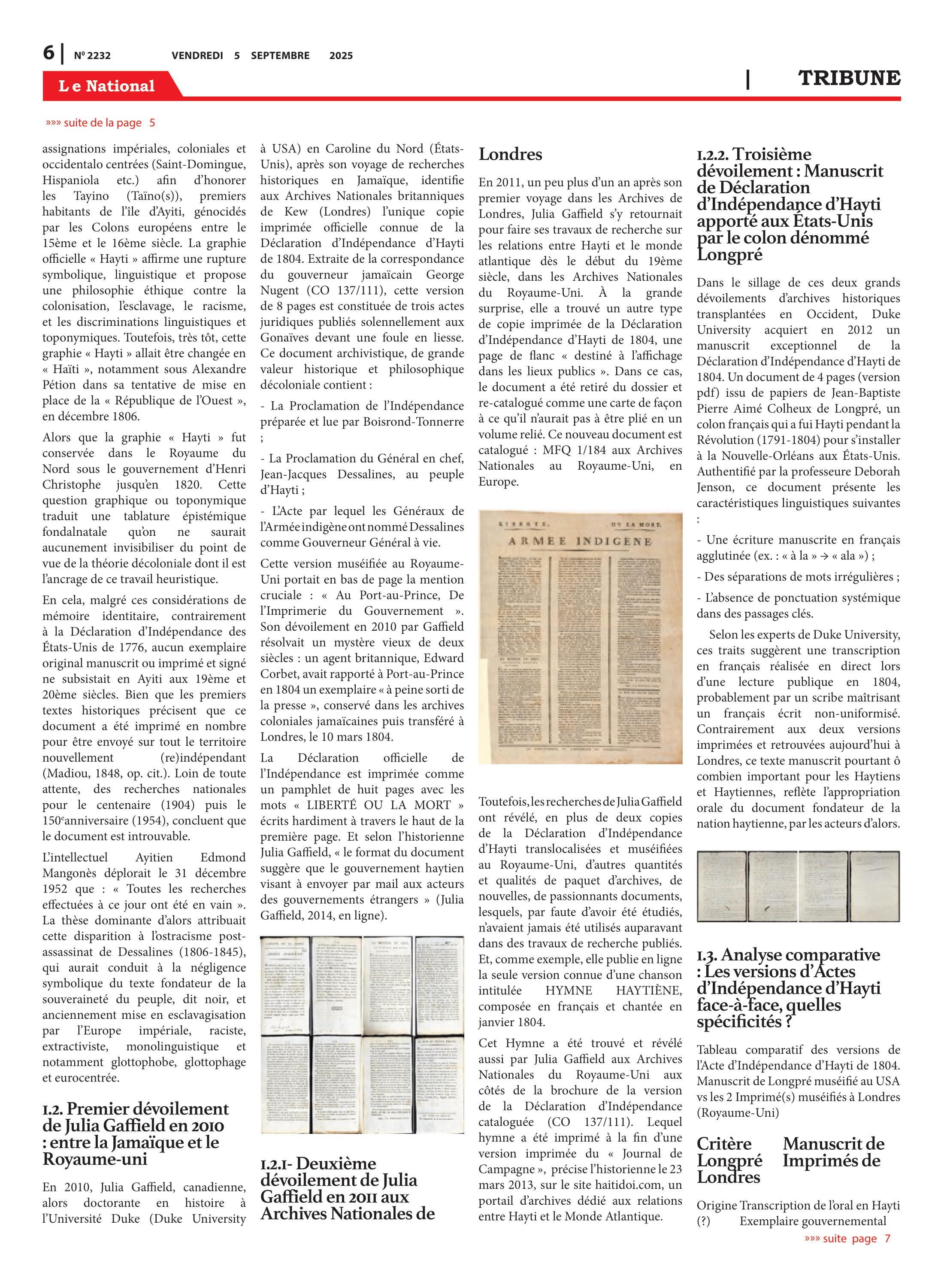 Page 6 de l'édition 2232