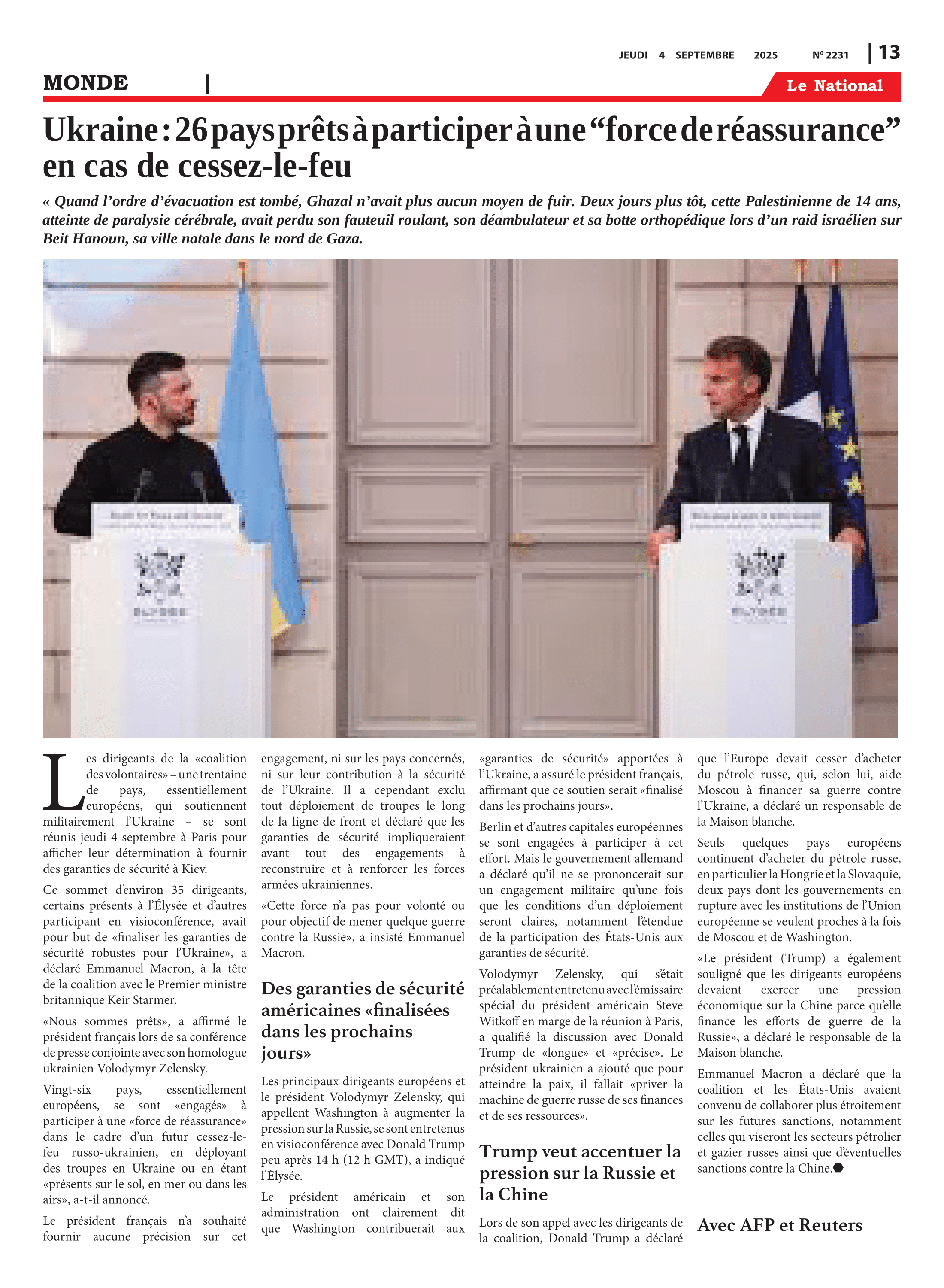 Page 13 de l'édition 2232