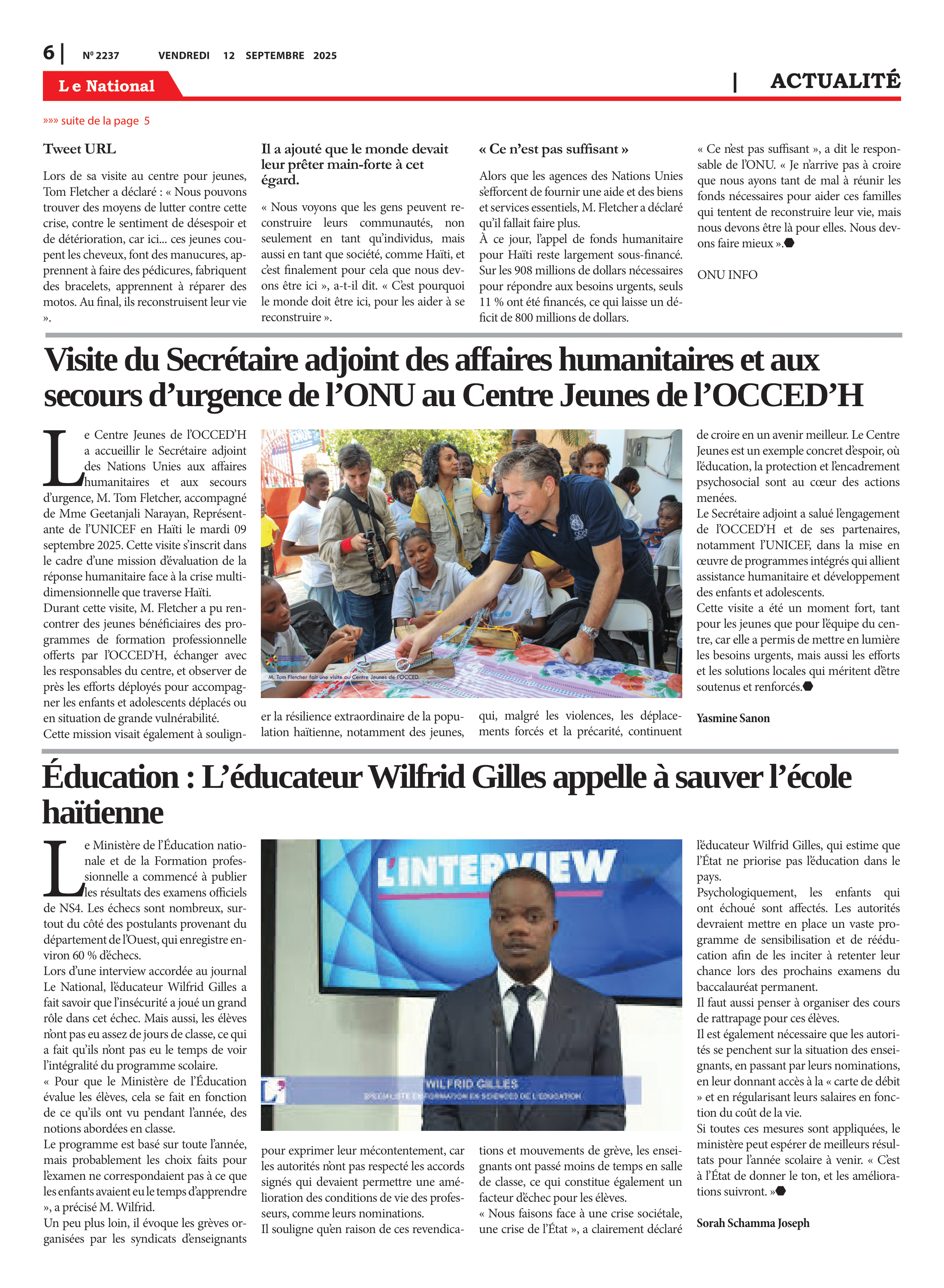 Page 6 de l'édition 2237