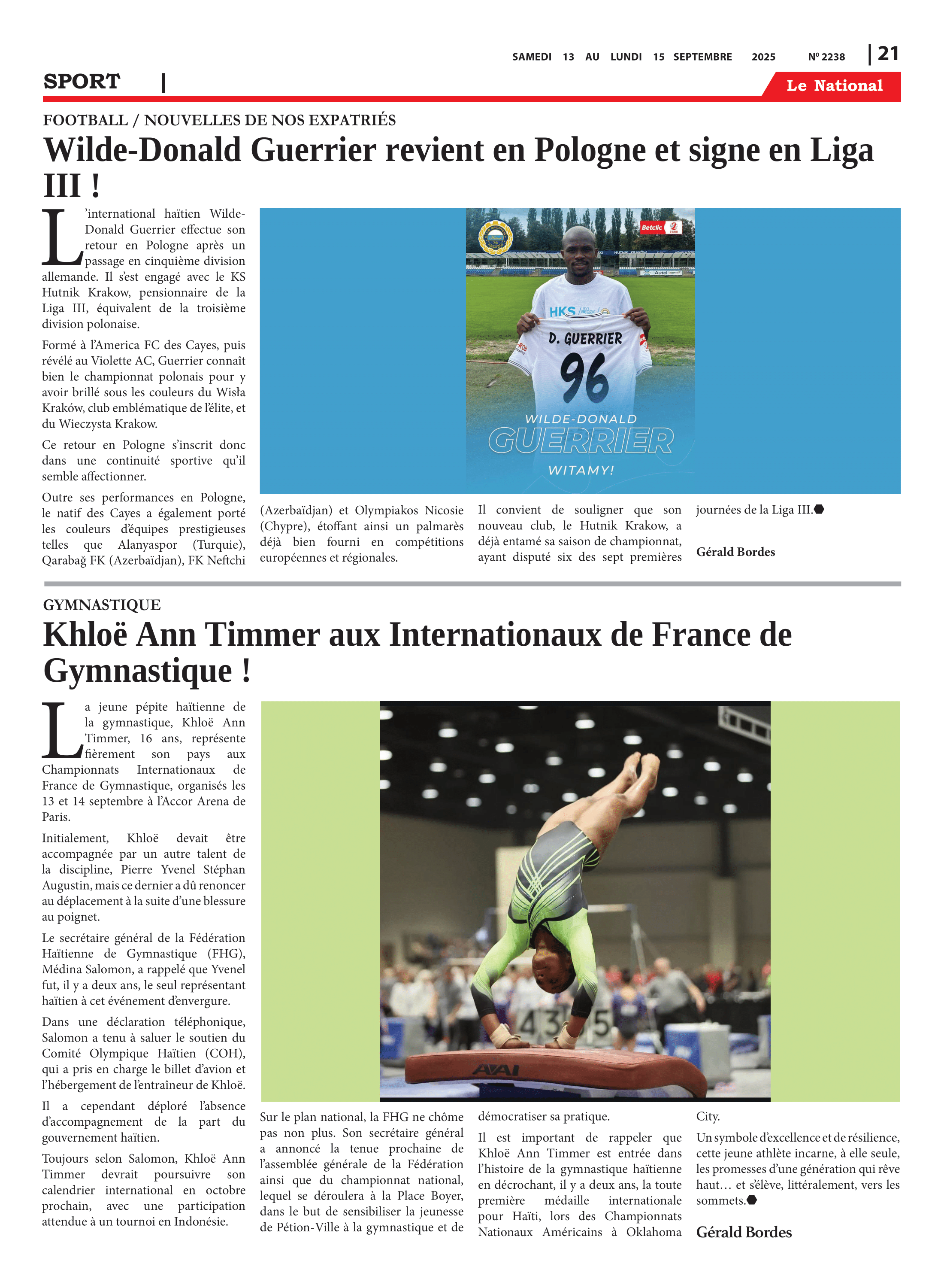 Page 21 de l'édition 2238