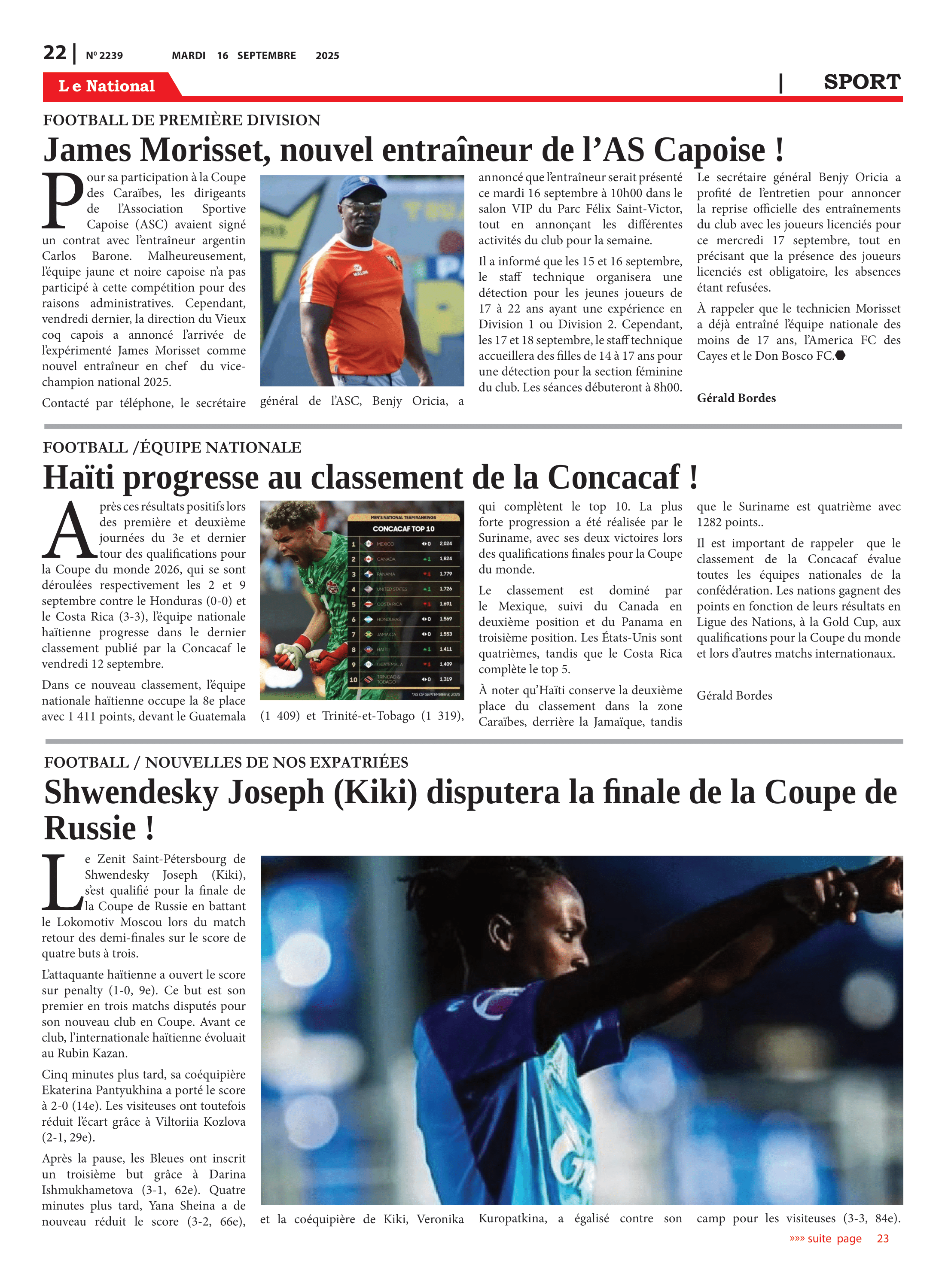 Page 22 de l'édition 2239