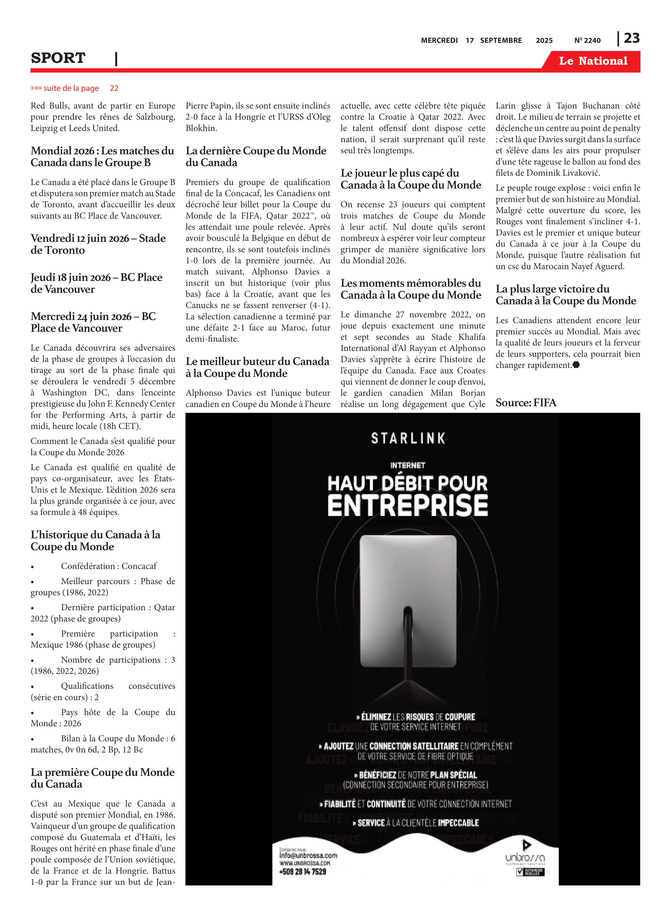 Page 23 de l'édition 2240