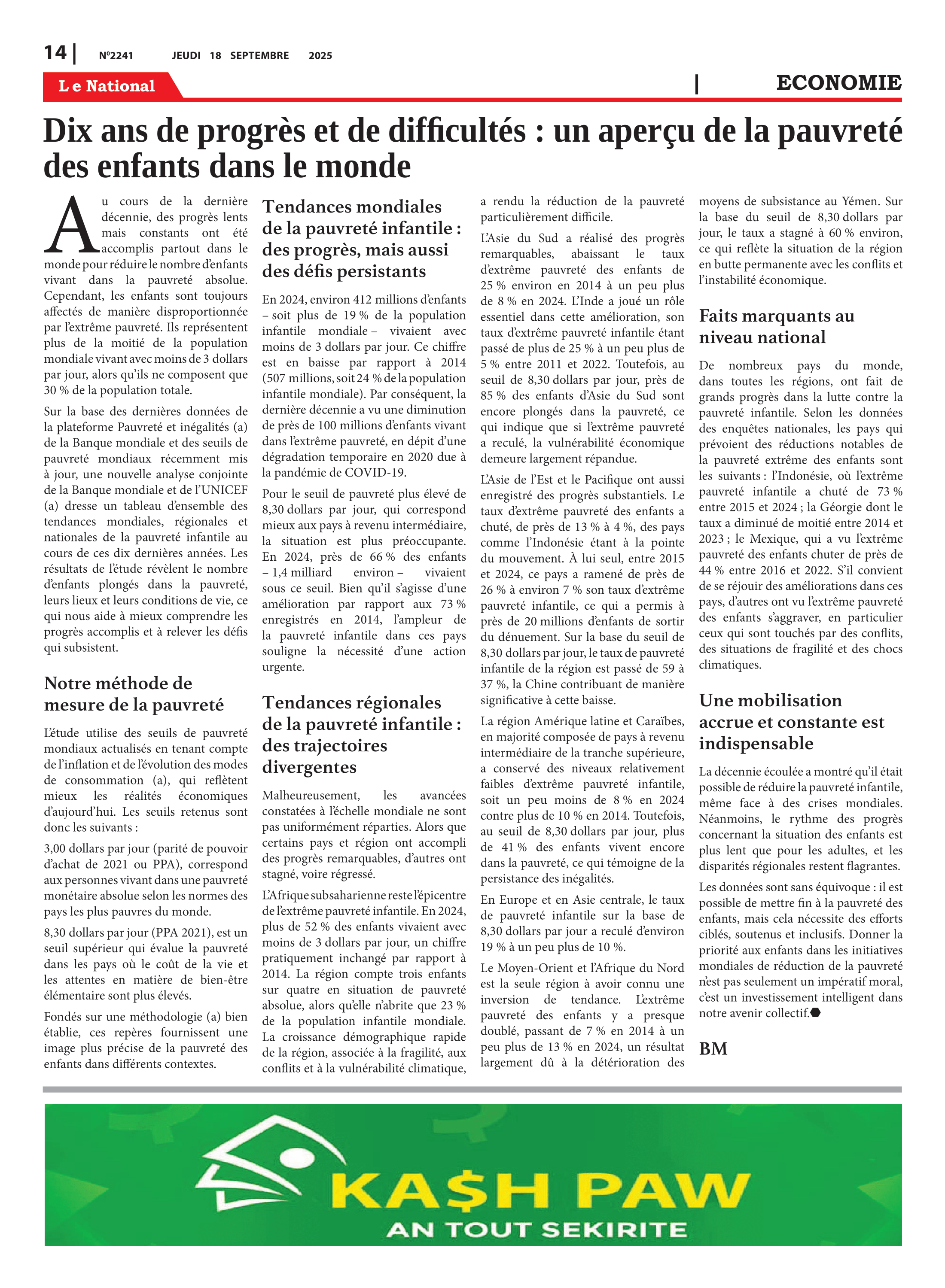 Page 14 de l'édition 2241