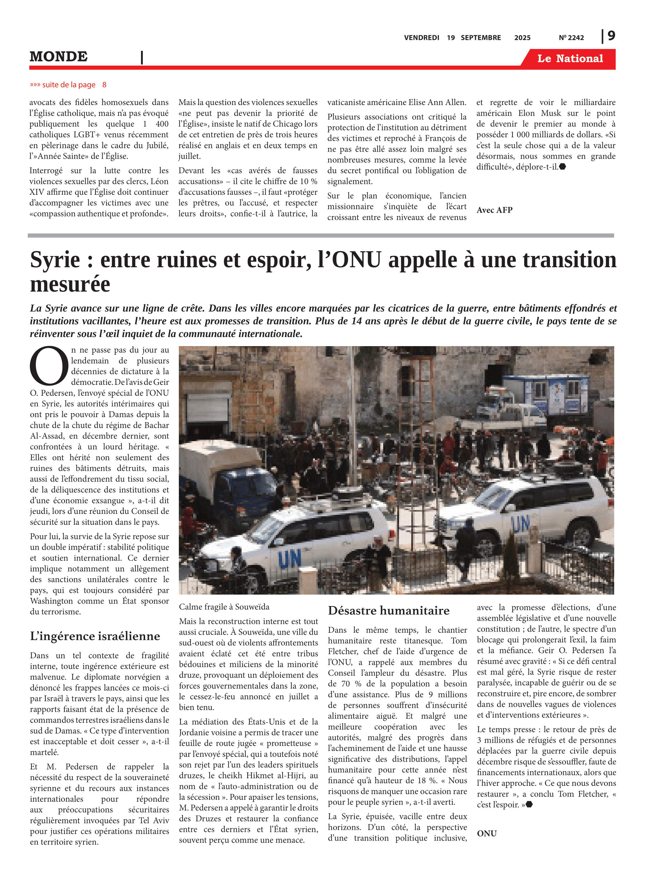 Page 9 de l'édition 2242