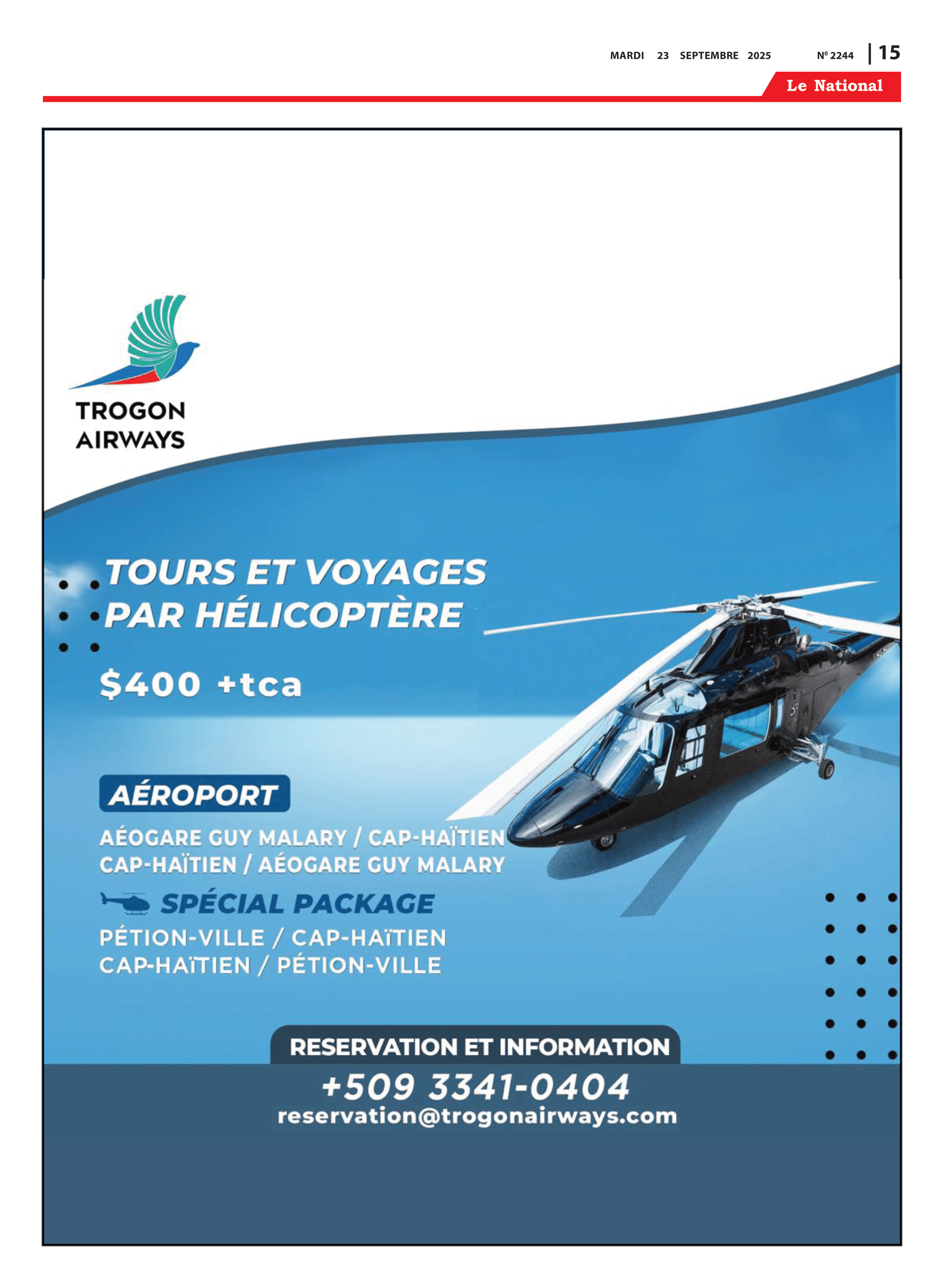 Page 15 de l'édition 2244