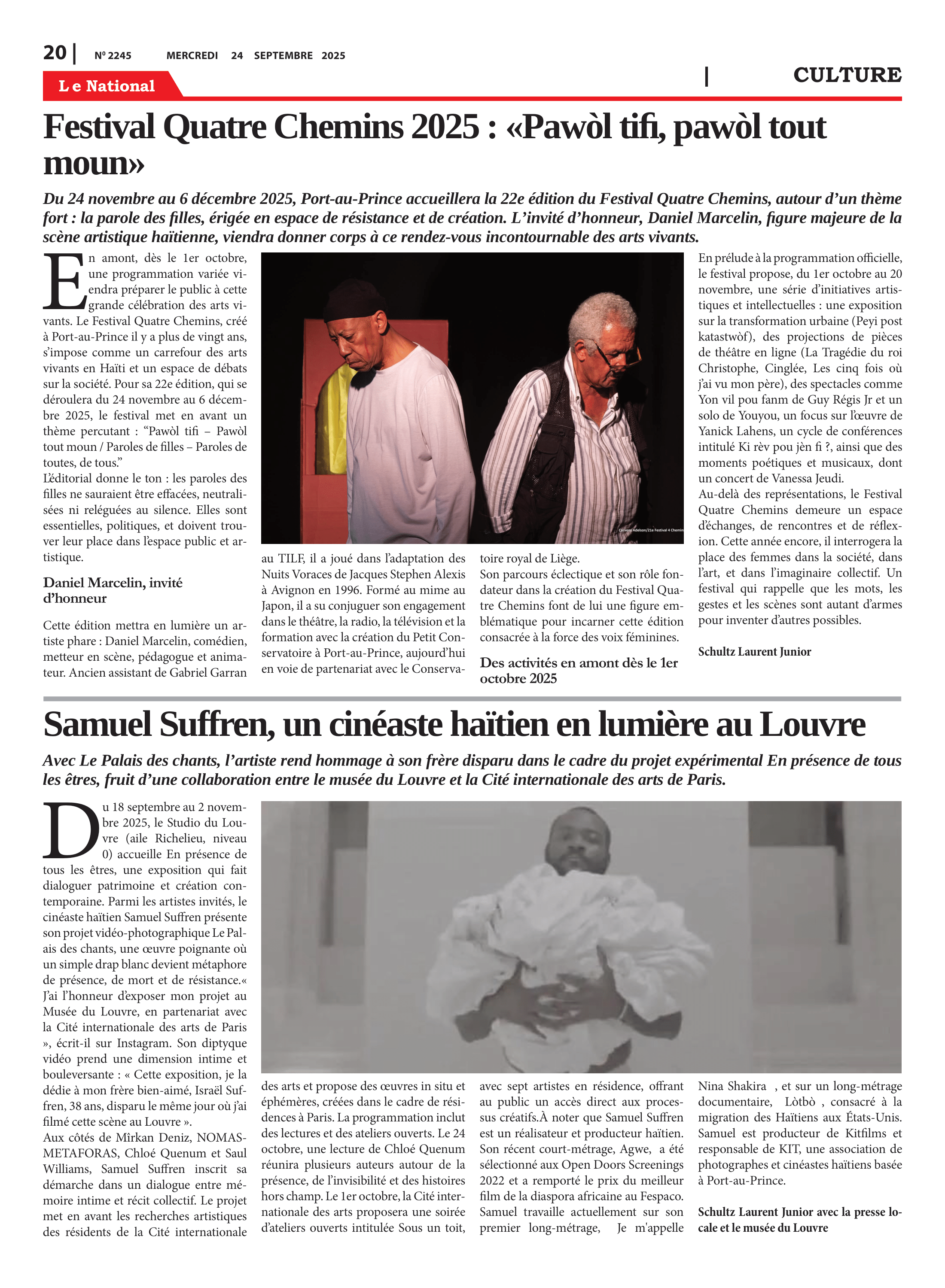 Page 20 de l'édition 2245