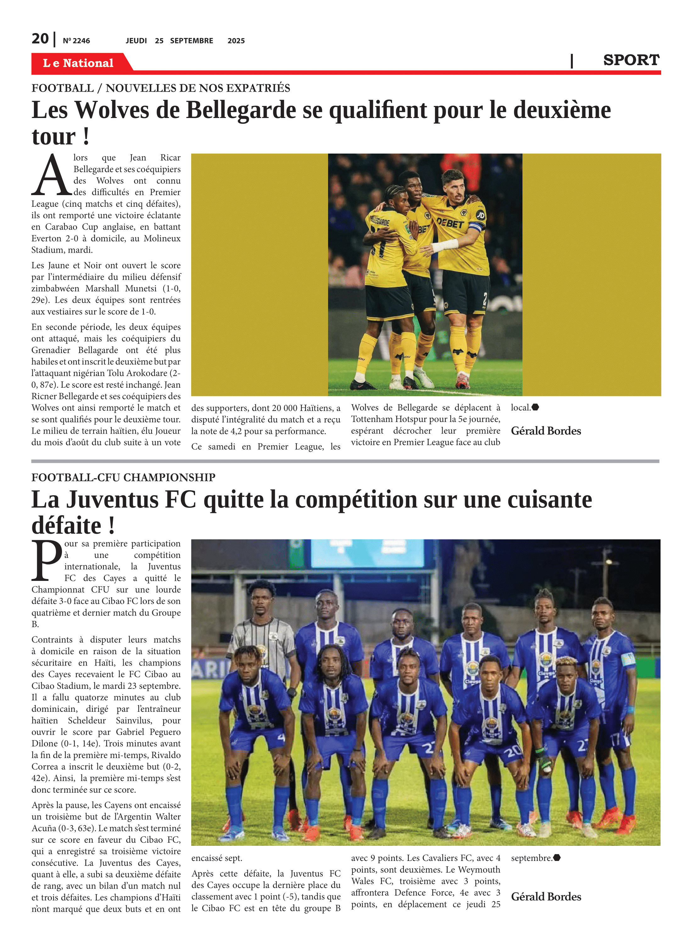 Page 20 de l'édition 2246