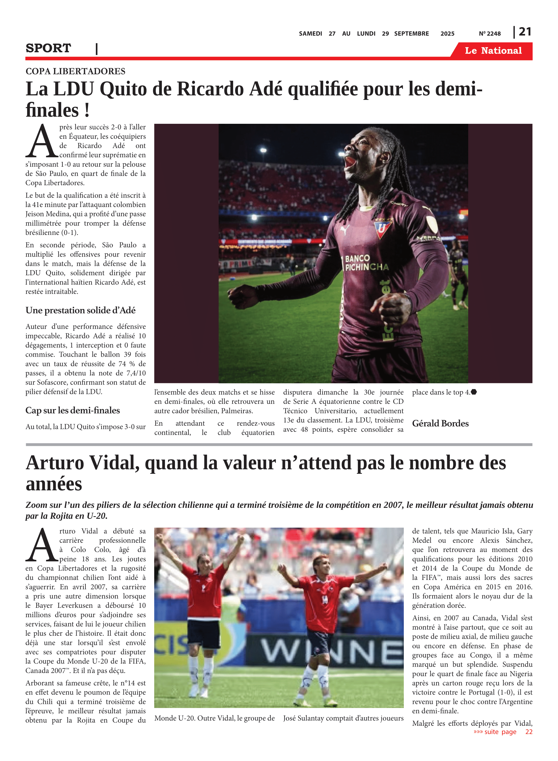Page 21 de l'édition 2248