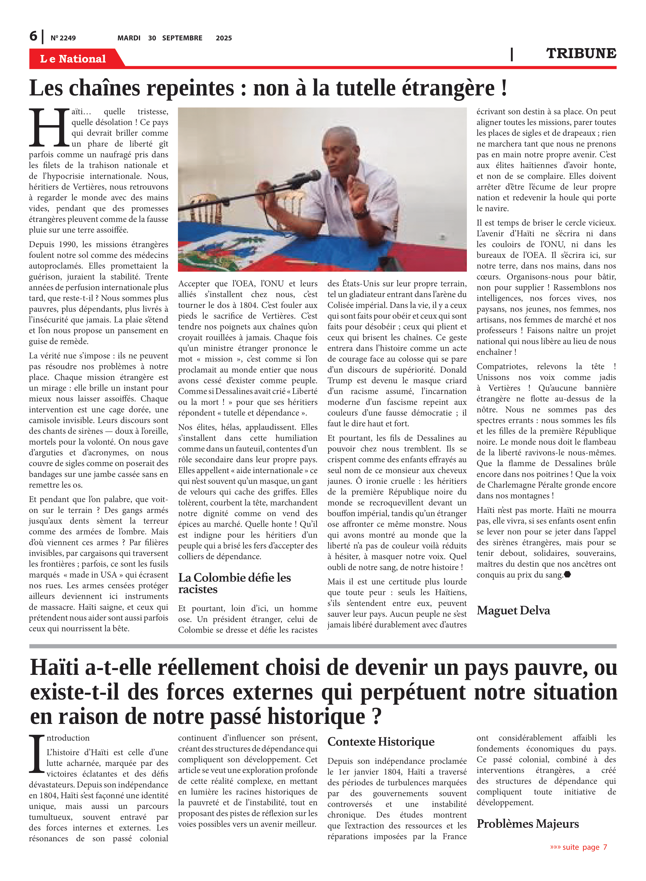 Page 6 de l'édition 2249