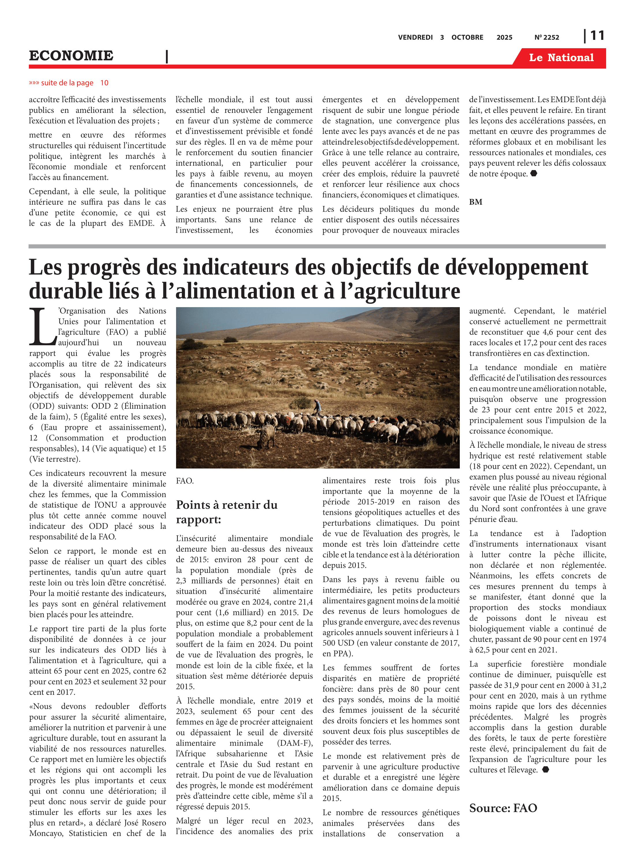 Page 11 de l'édition 2252