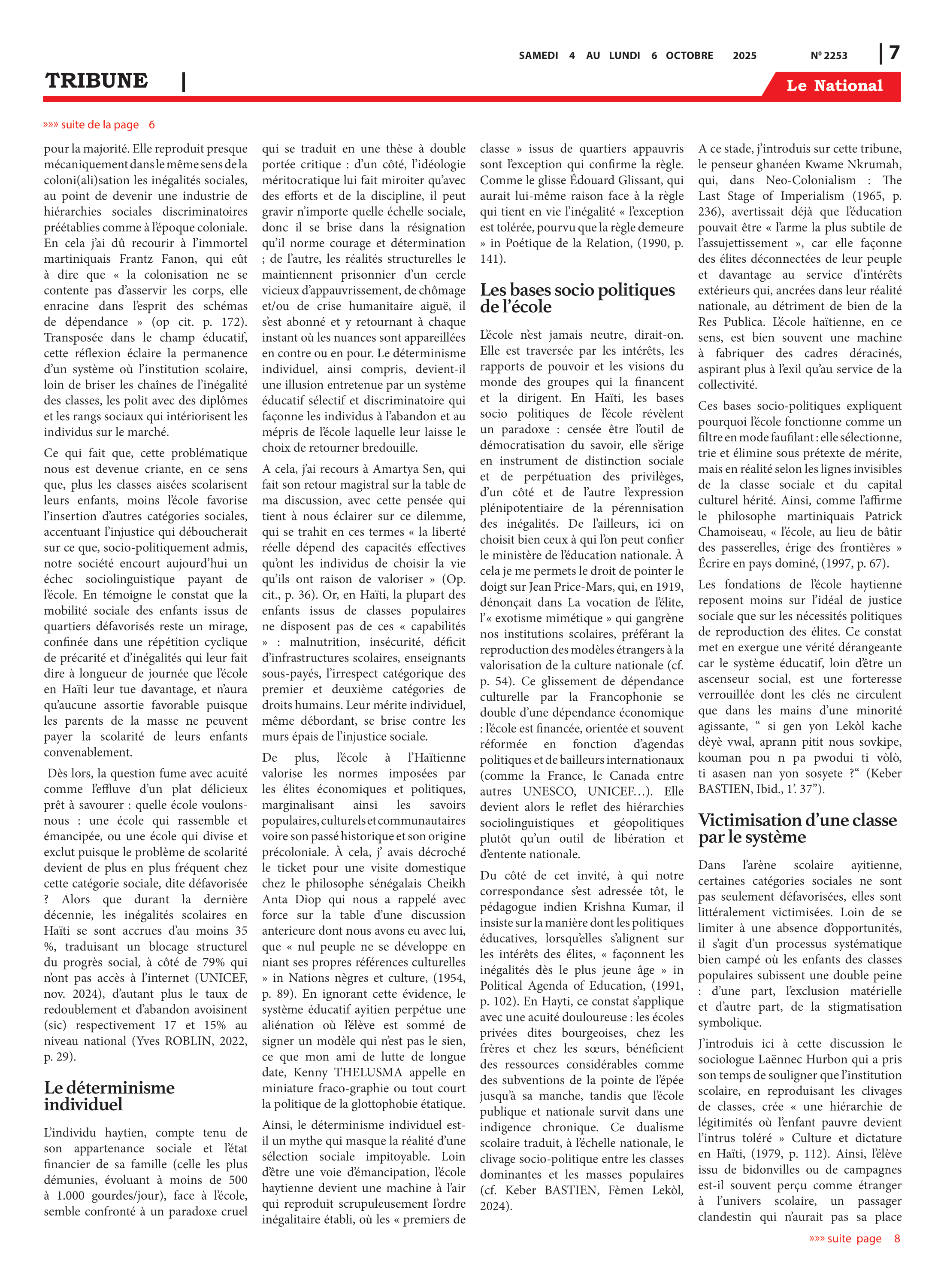 Page 7 de l'édition 2253