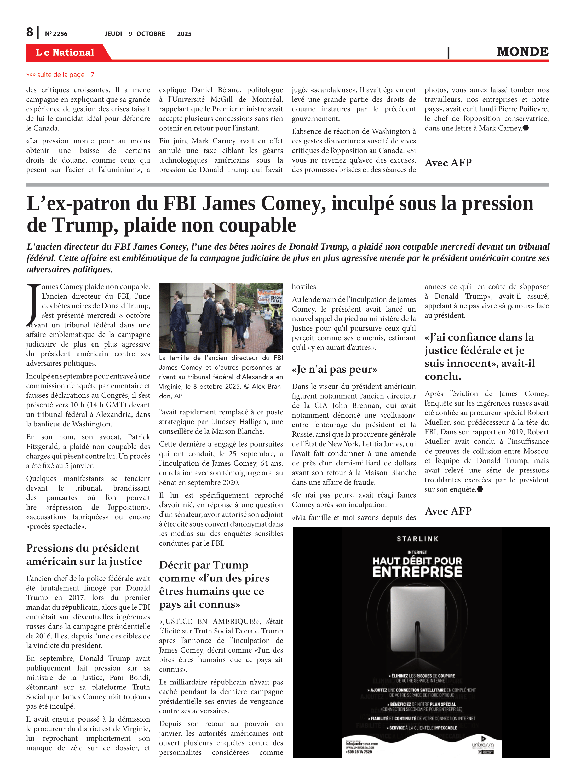 Page 8 de l'édition 2256
