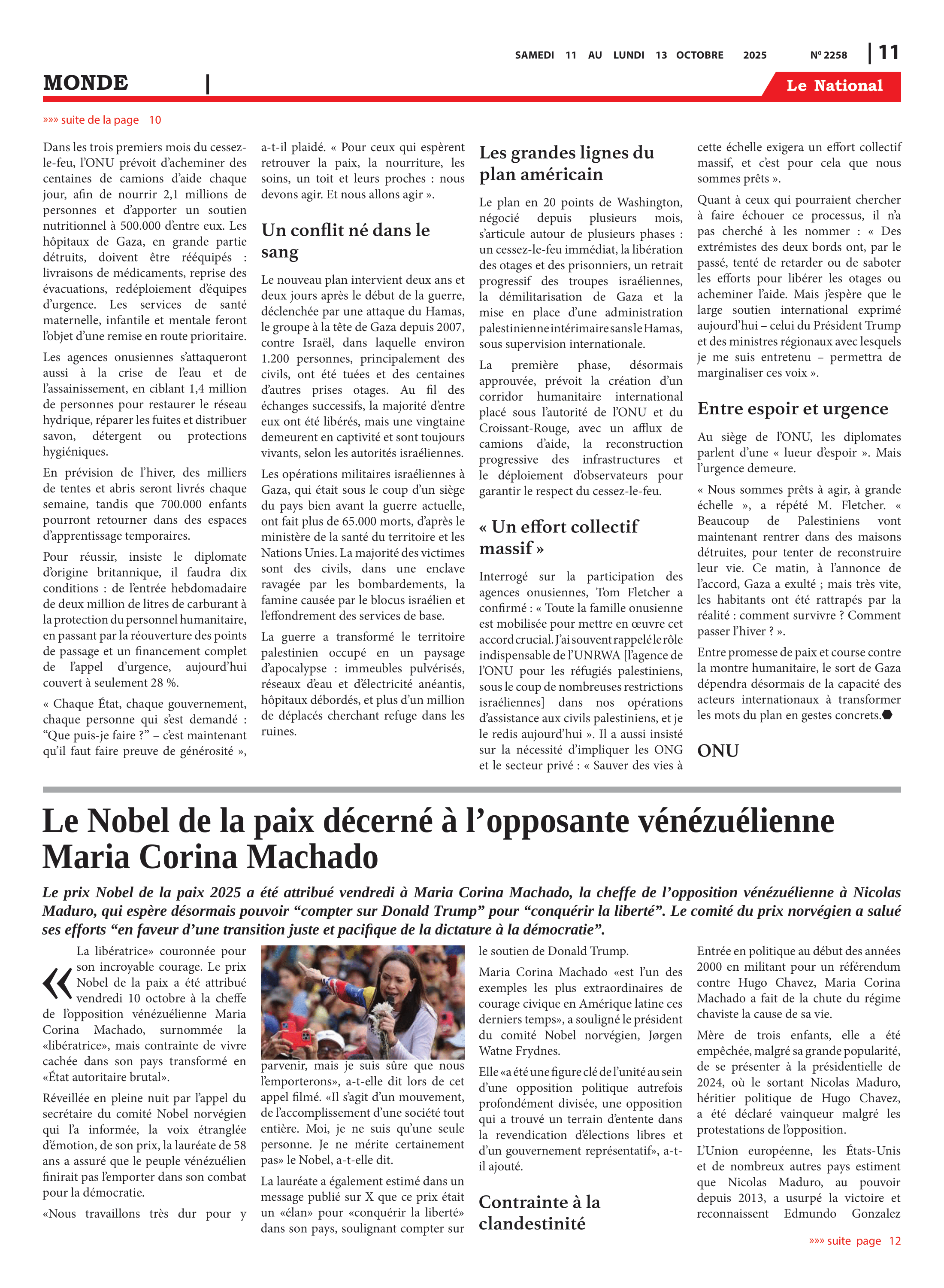 Page 11 de l'édition 2258