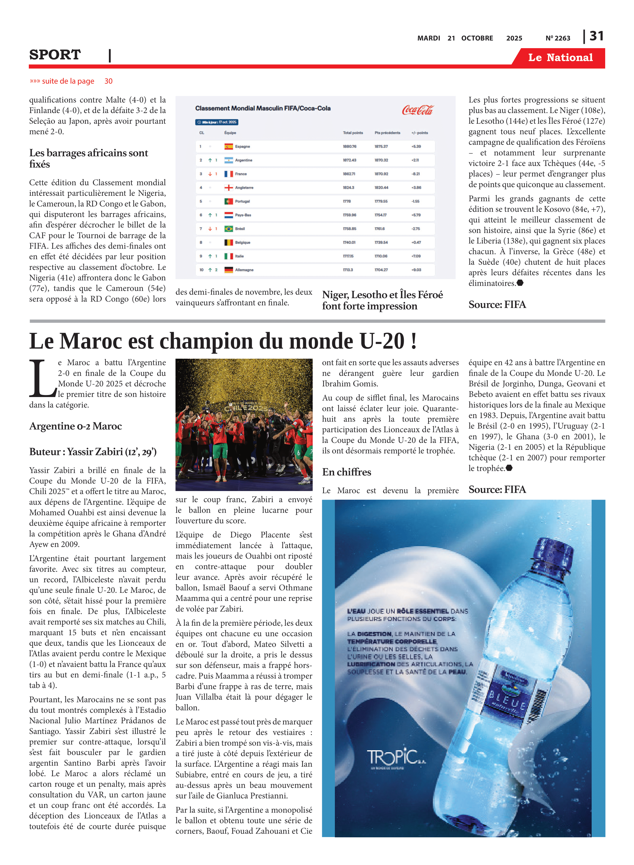 Page 31 de l'édition 2263