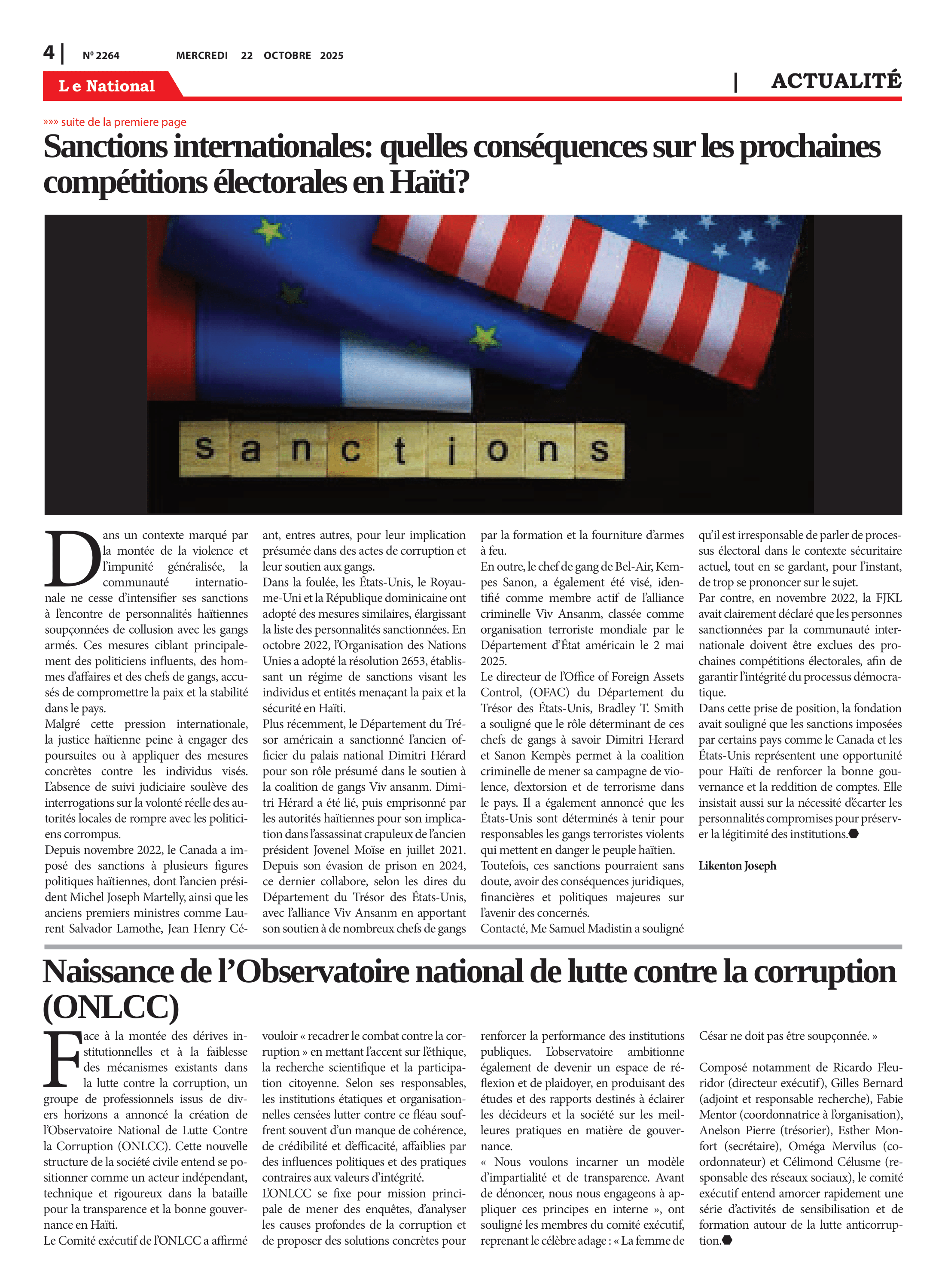 Page 4 de l'édition 2264