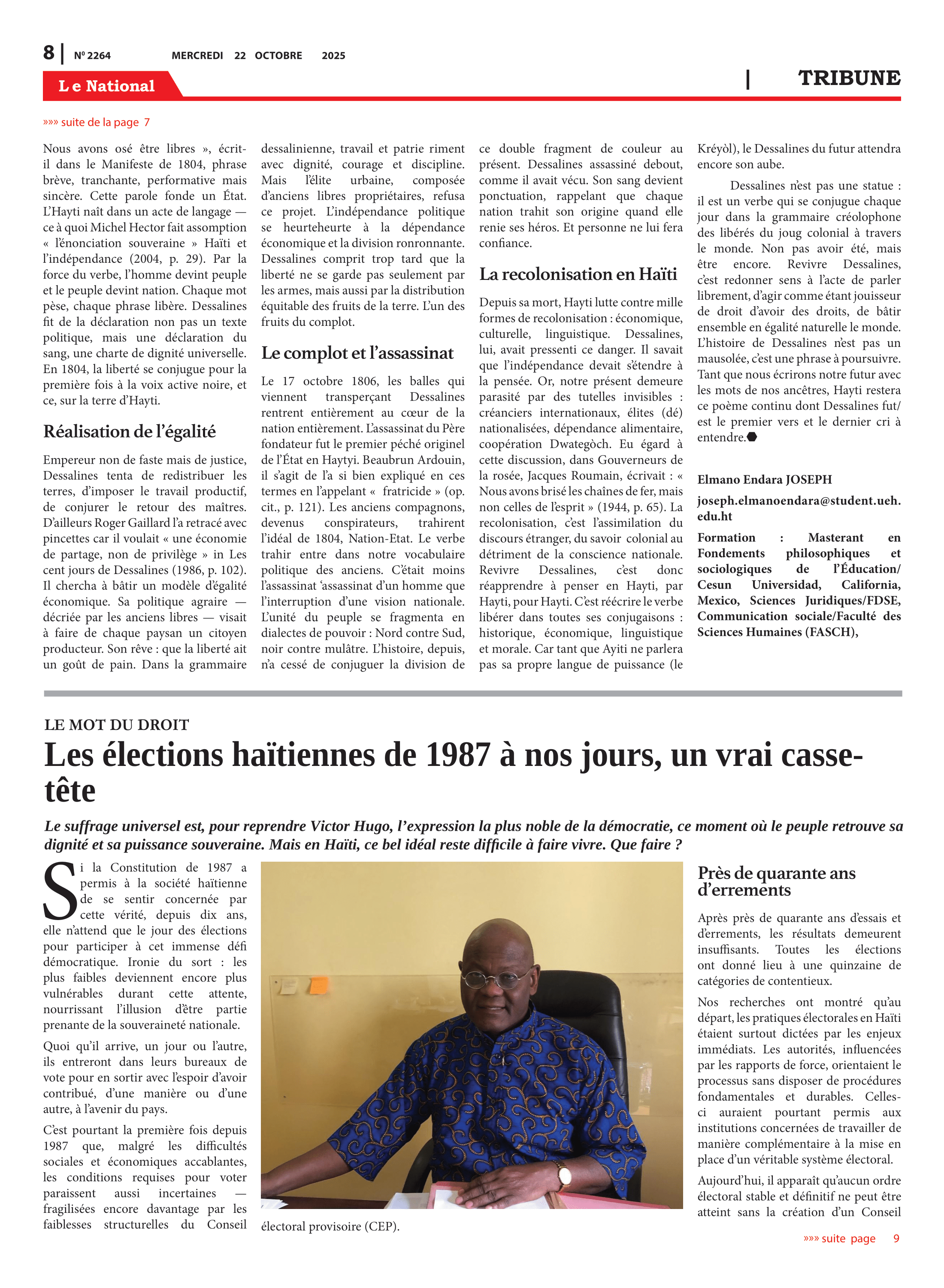 Page 8 de l'édition 2264