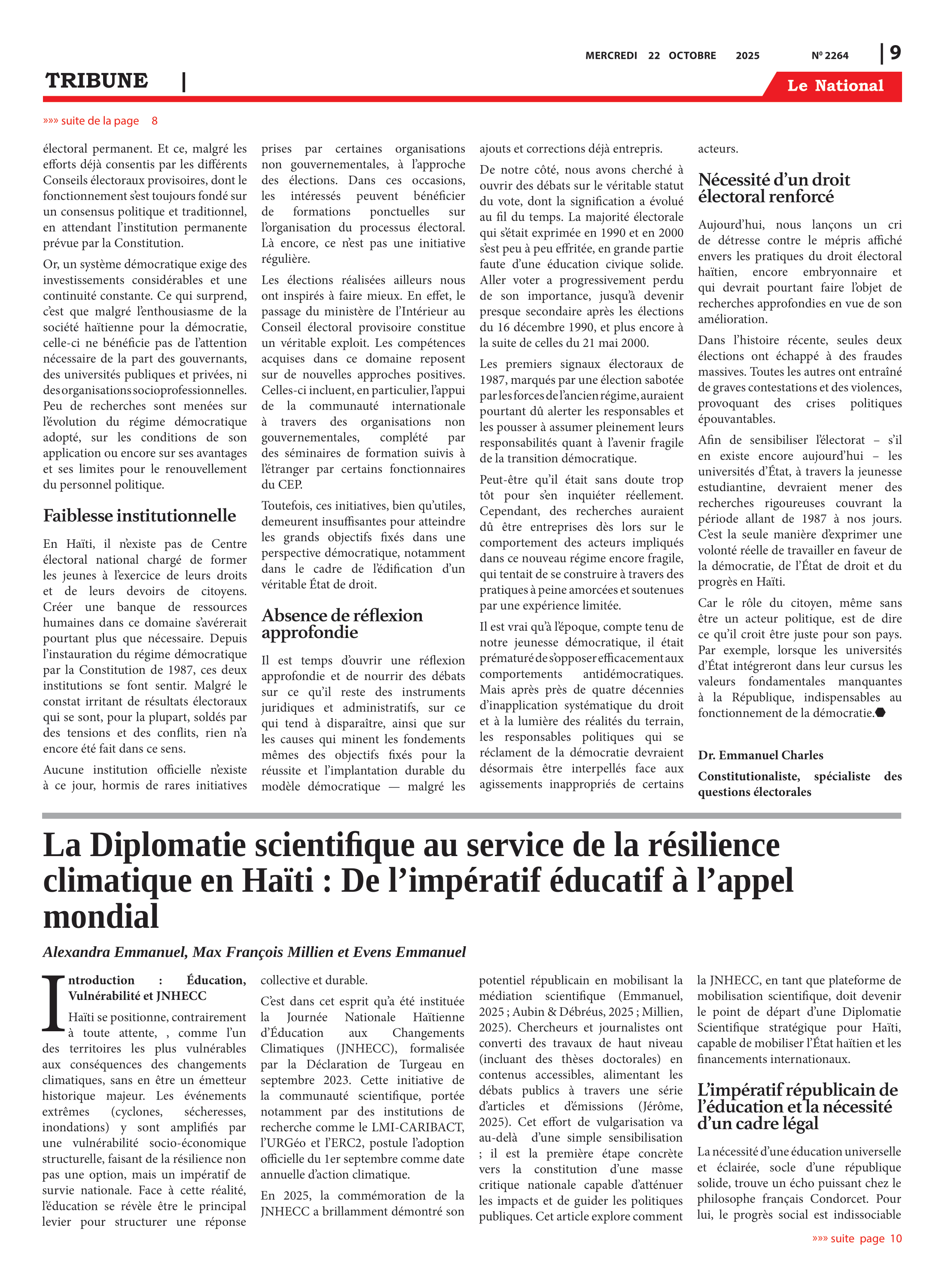 Page 9 de l'édition 2264