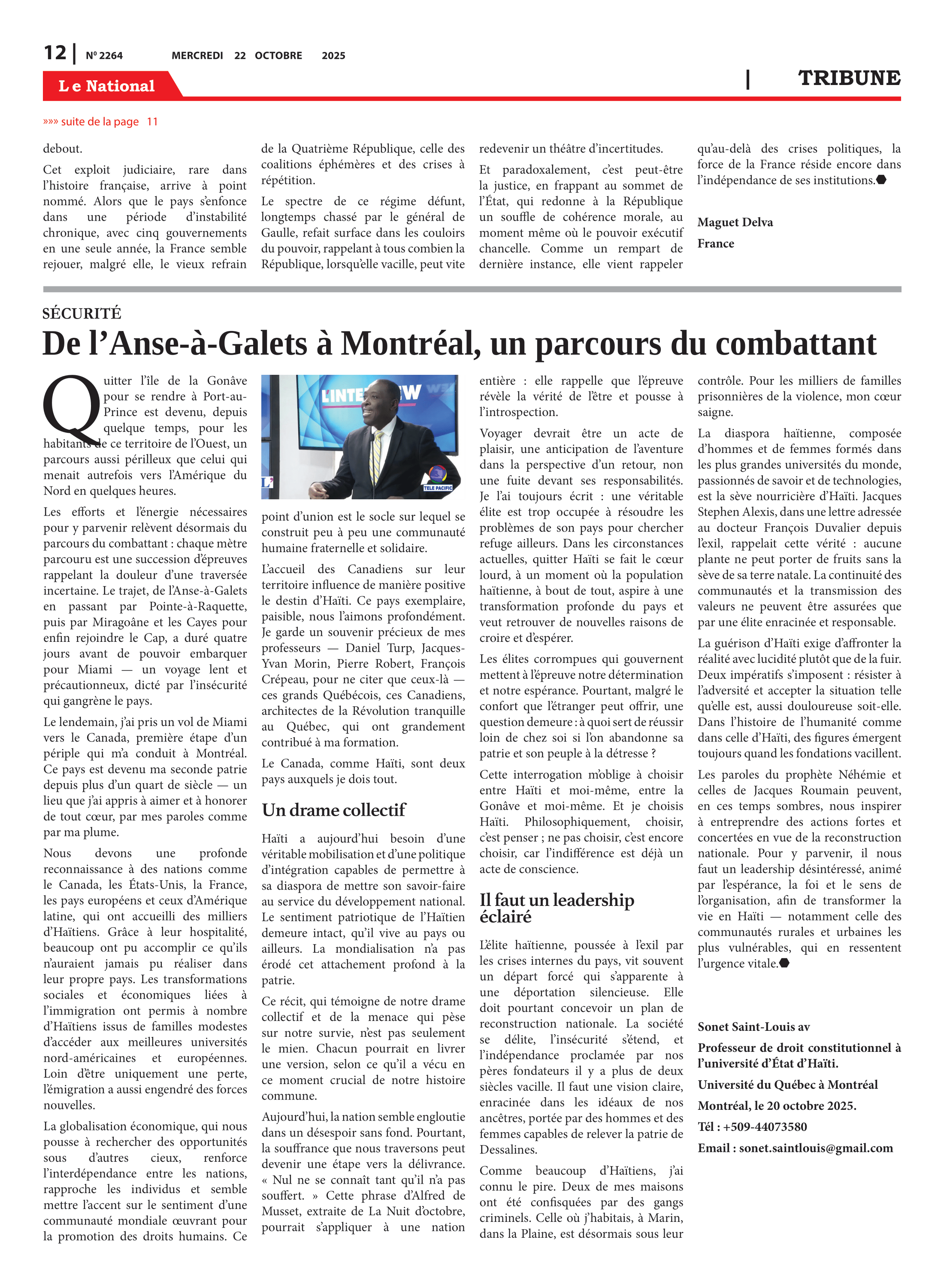 Page 12 de l'édition 2264