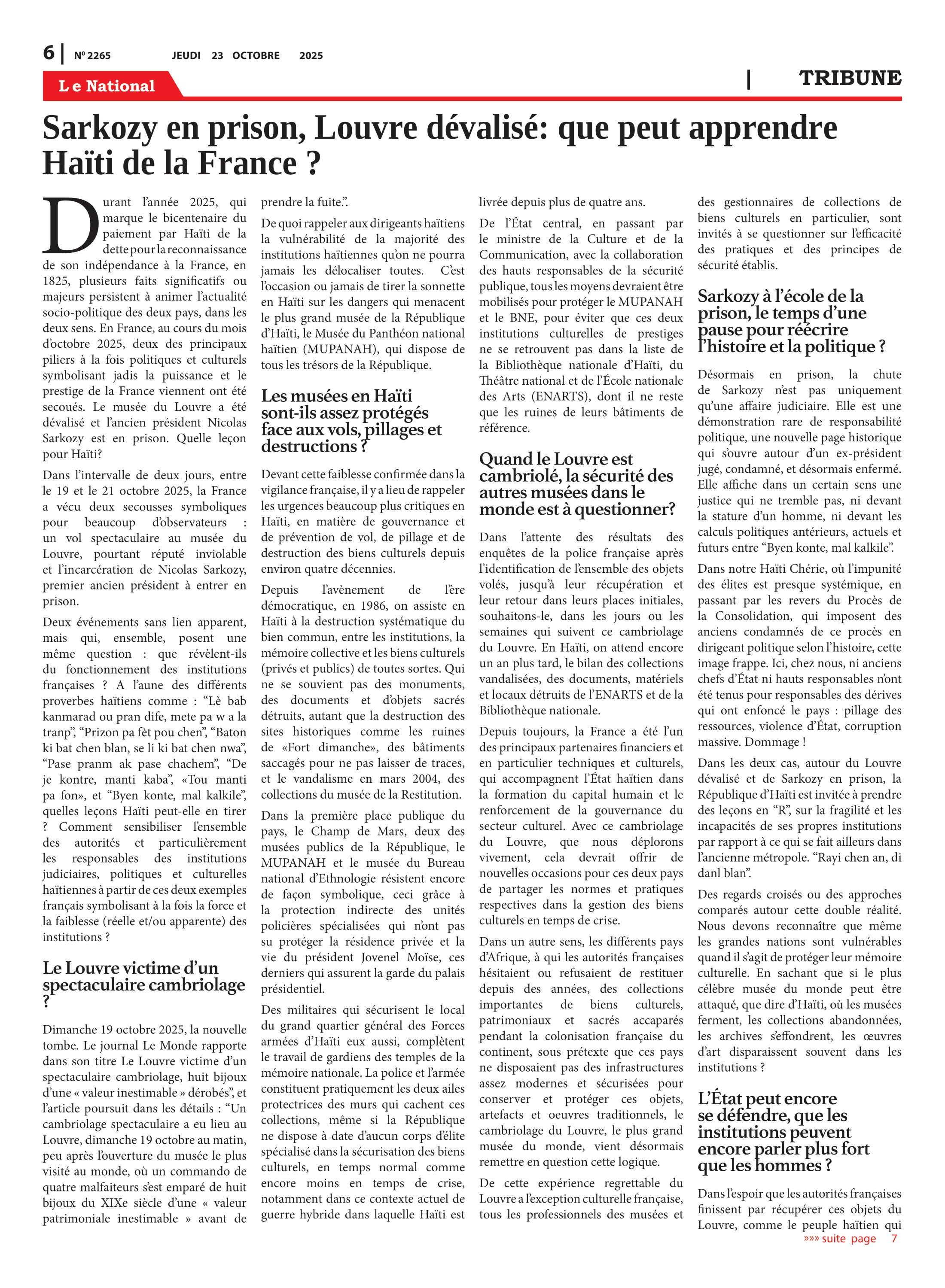 Page 6 de l'édition 2265