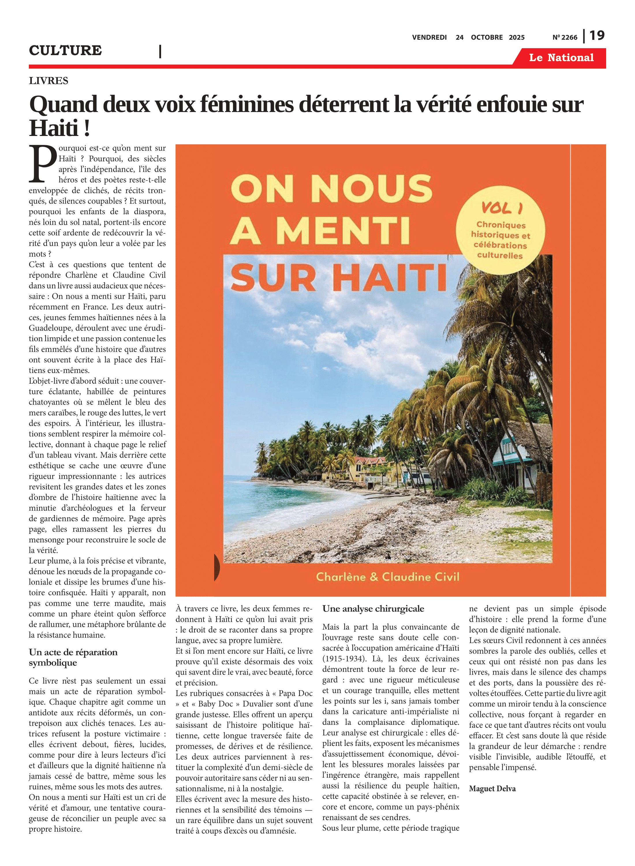 Page 19 de l'édition 2266