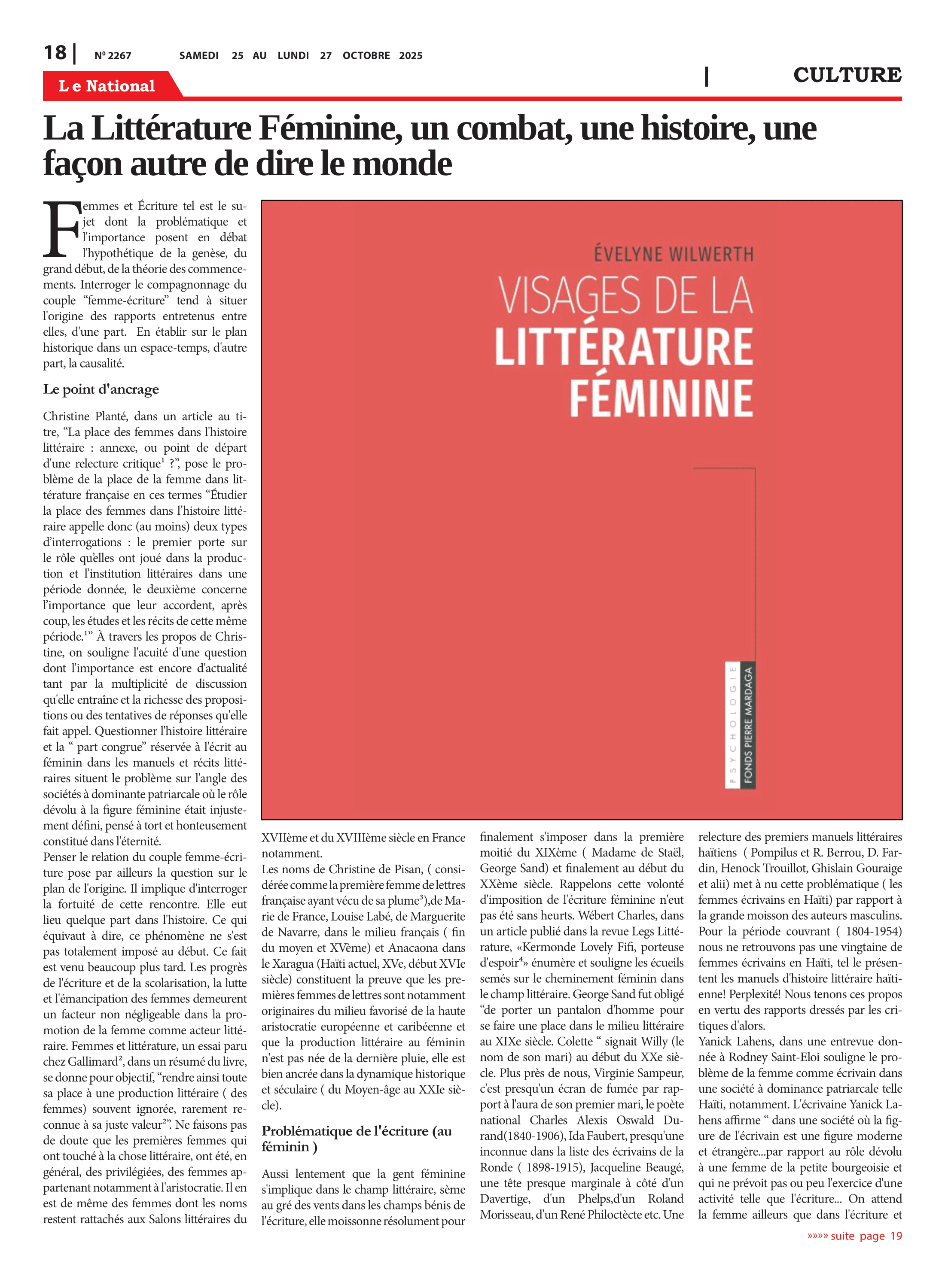 Page 18 de l'édition 2267