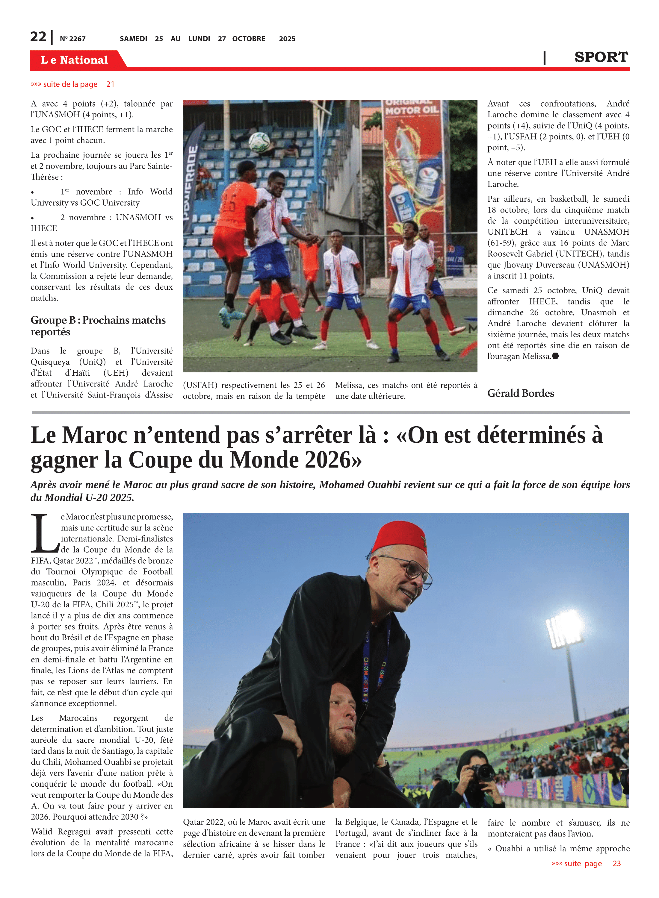 Page 22 de l'édition 2267