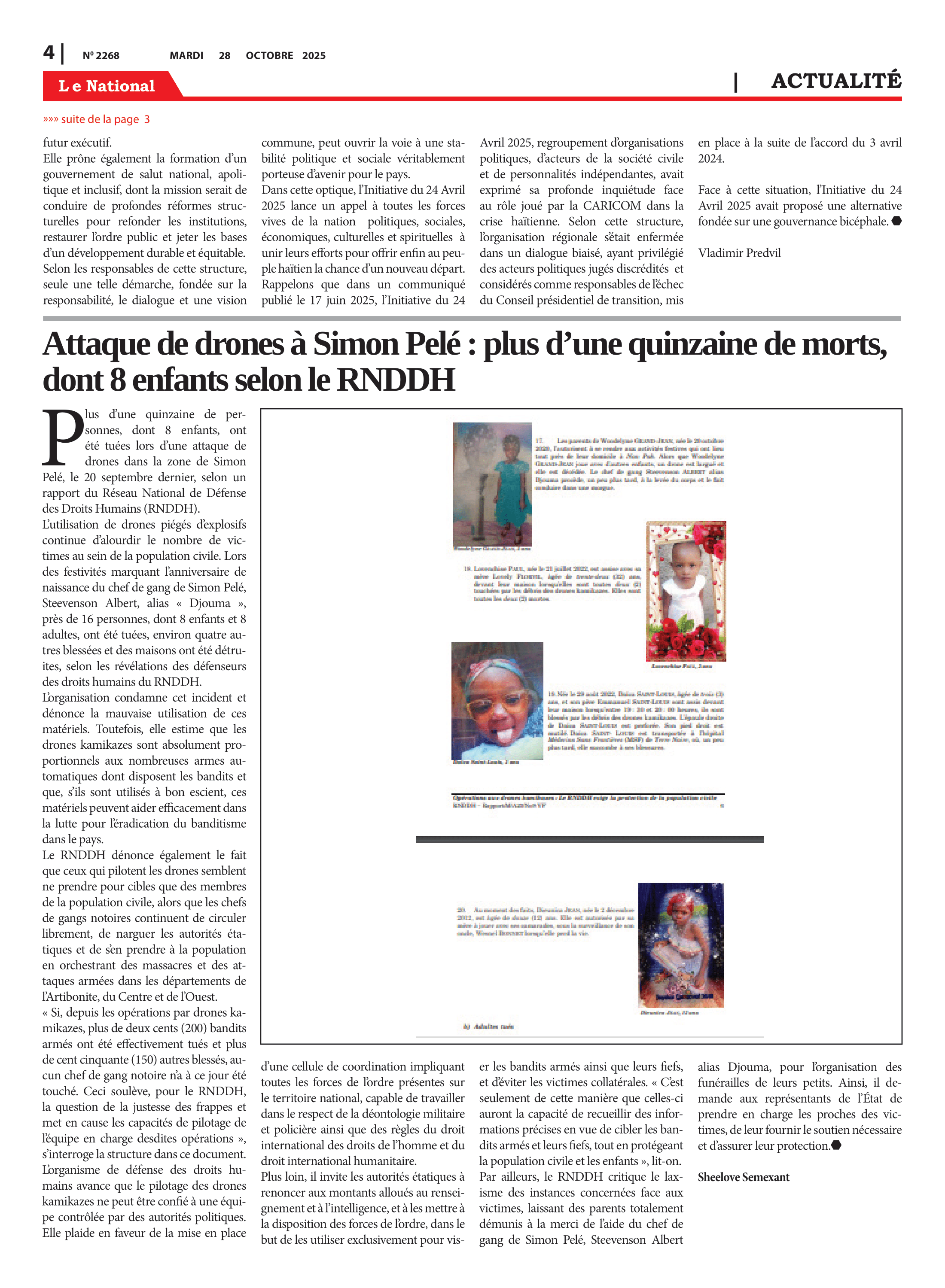 Page 4 de l'édition 2268