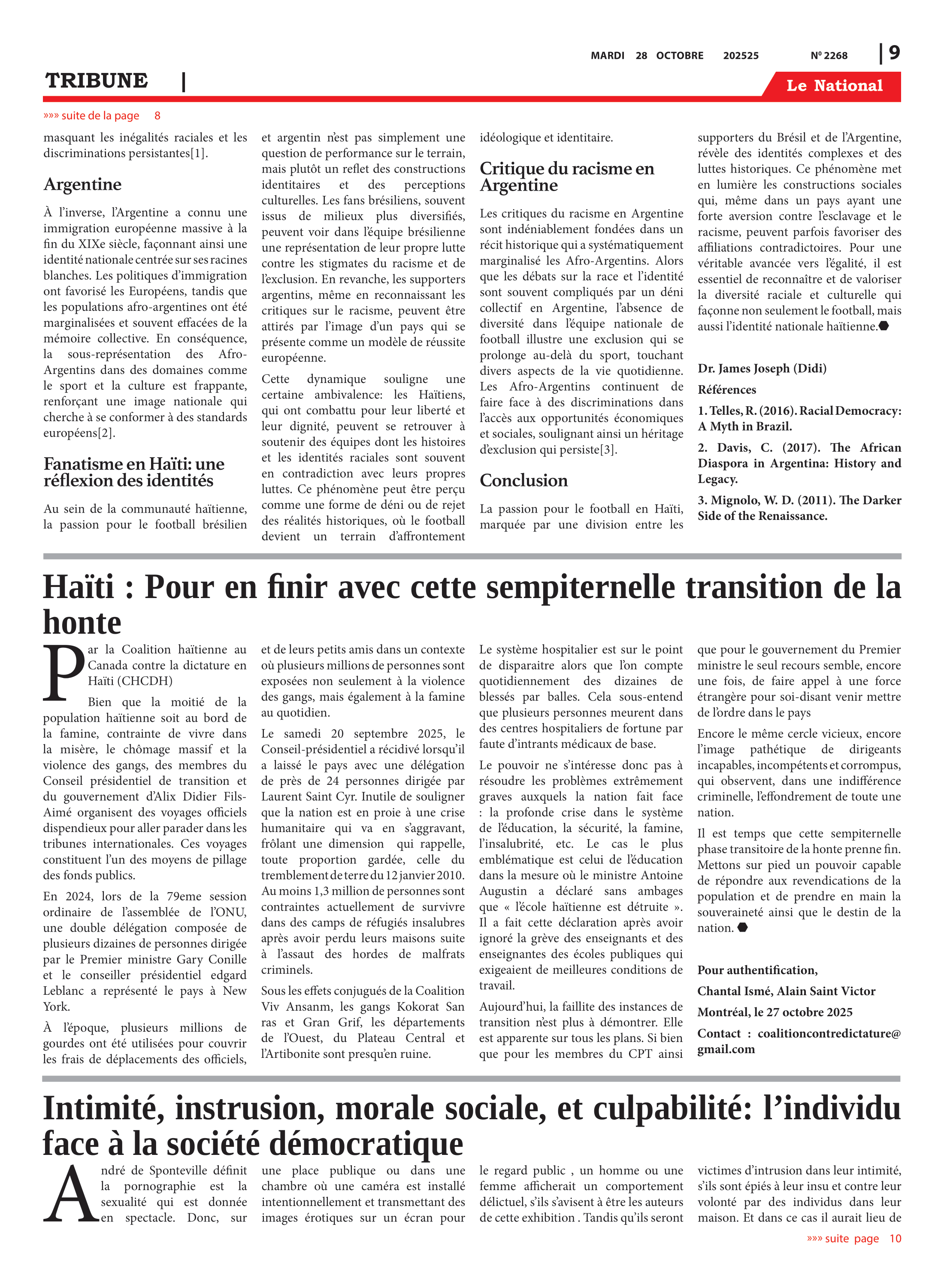 Page 9 de l'édition 2268