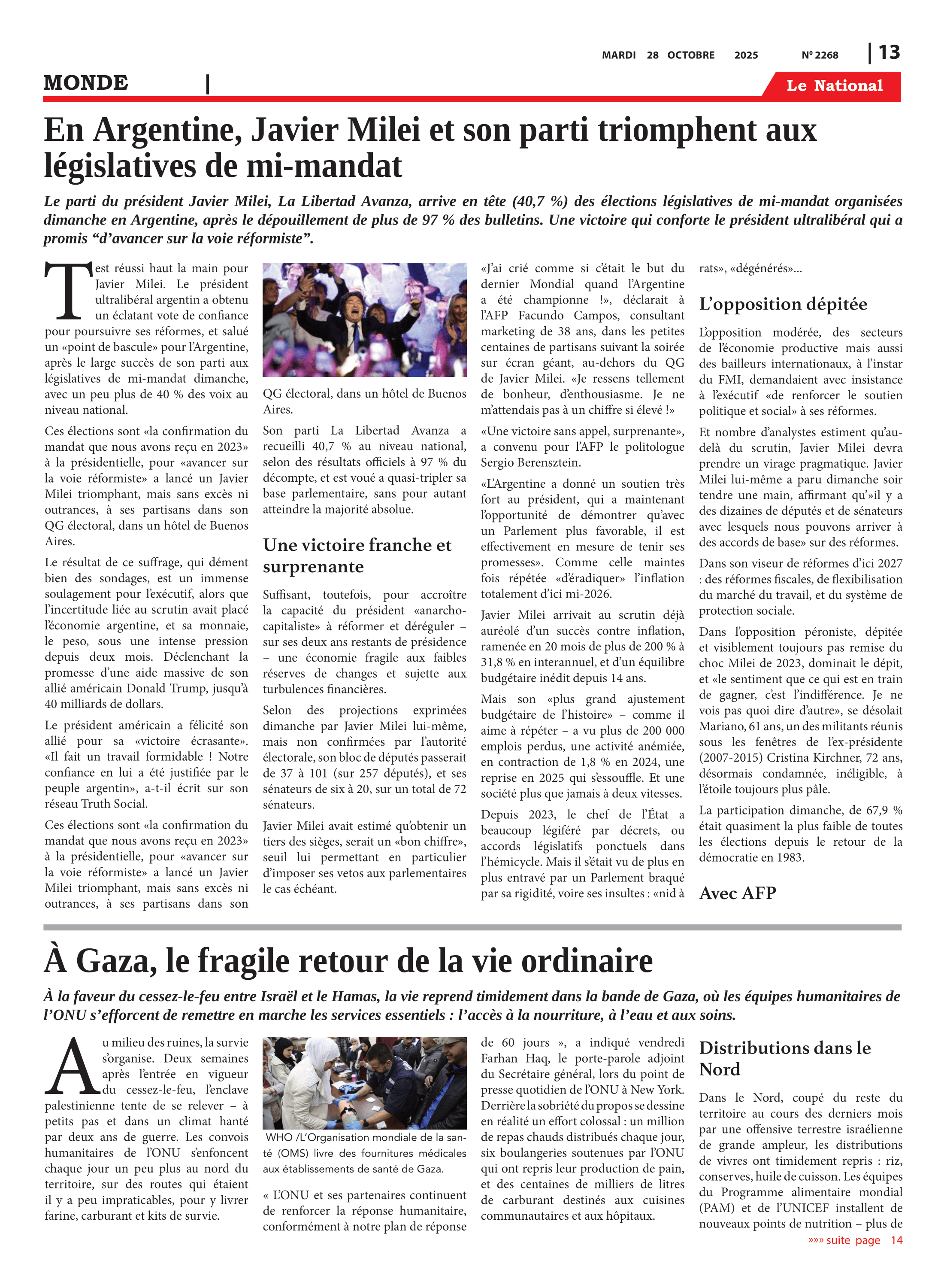 Page 13 de l'édition 2268