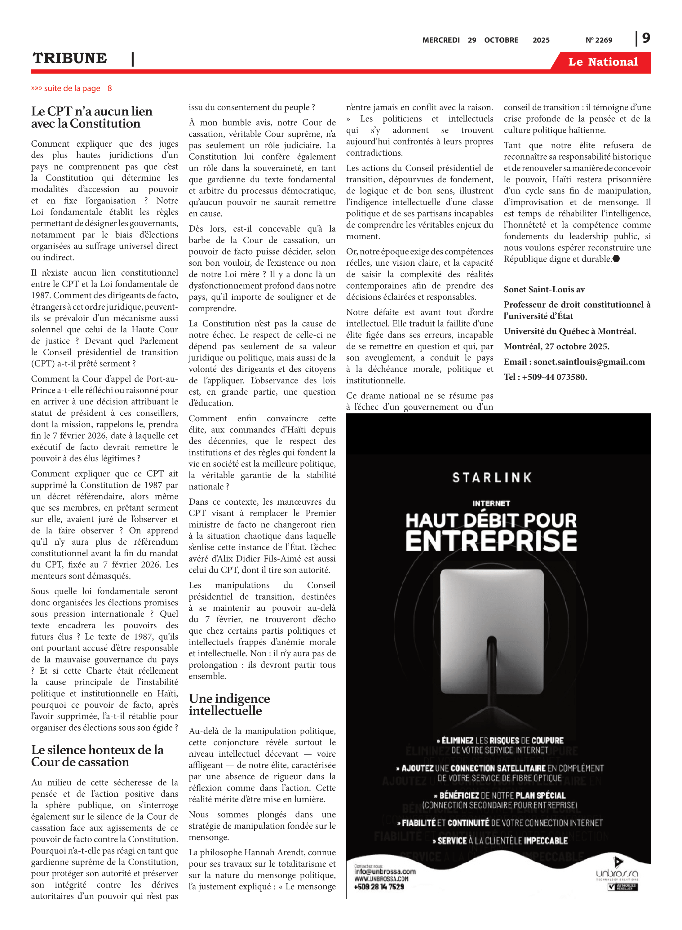 Page 9 de l'édition 2269