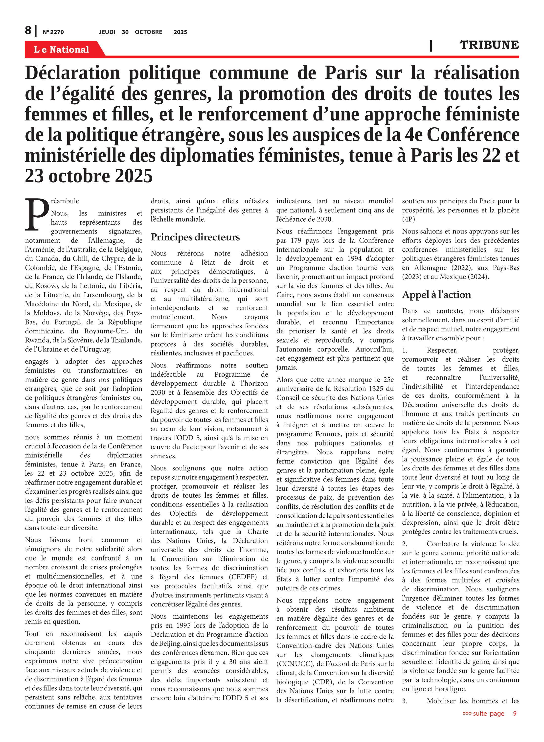 Page 8 de l'édition 2270