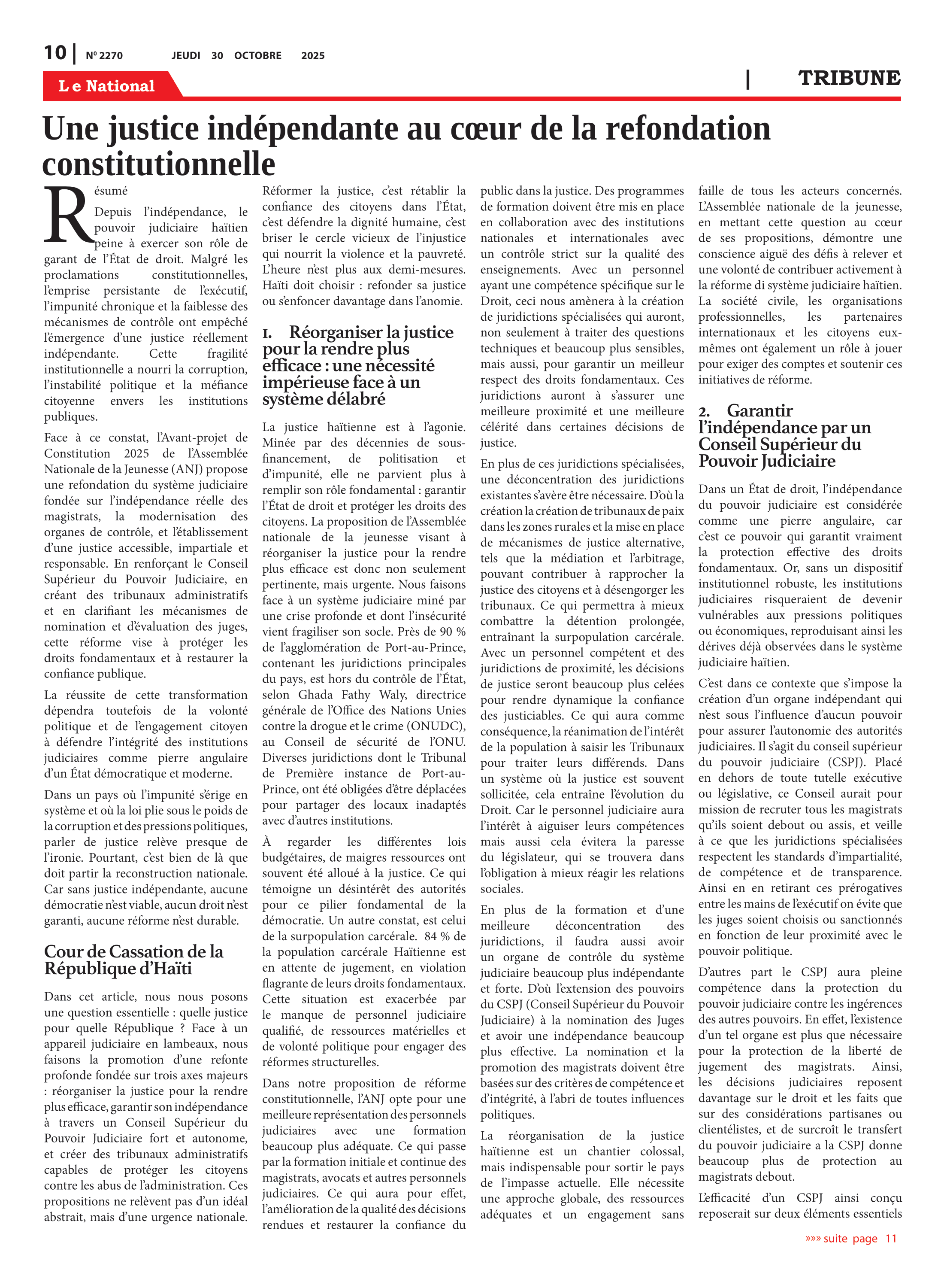 Page 10 de l'édition 2270