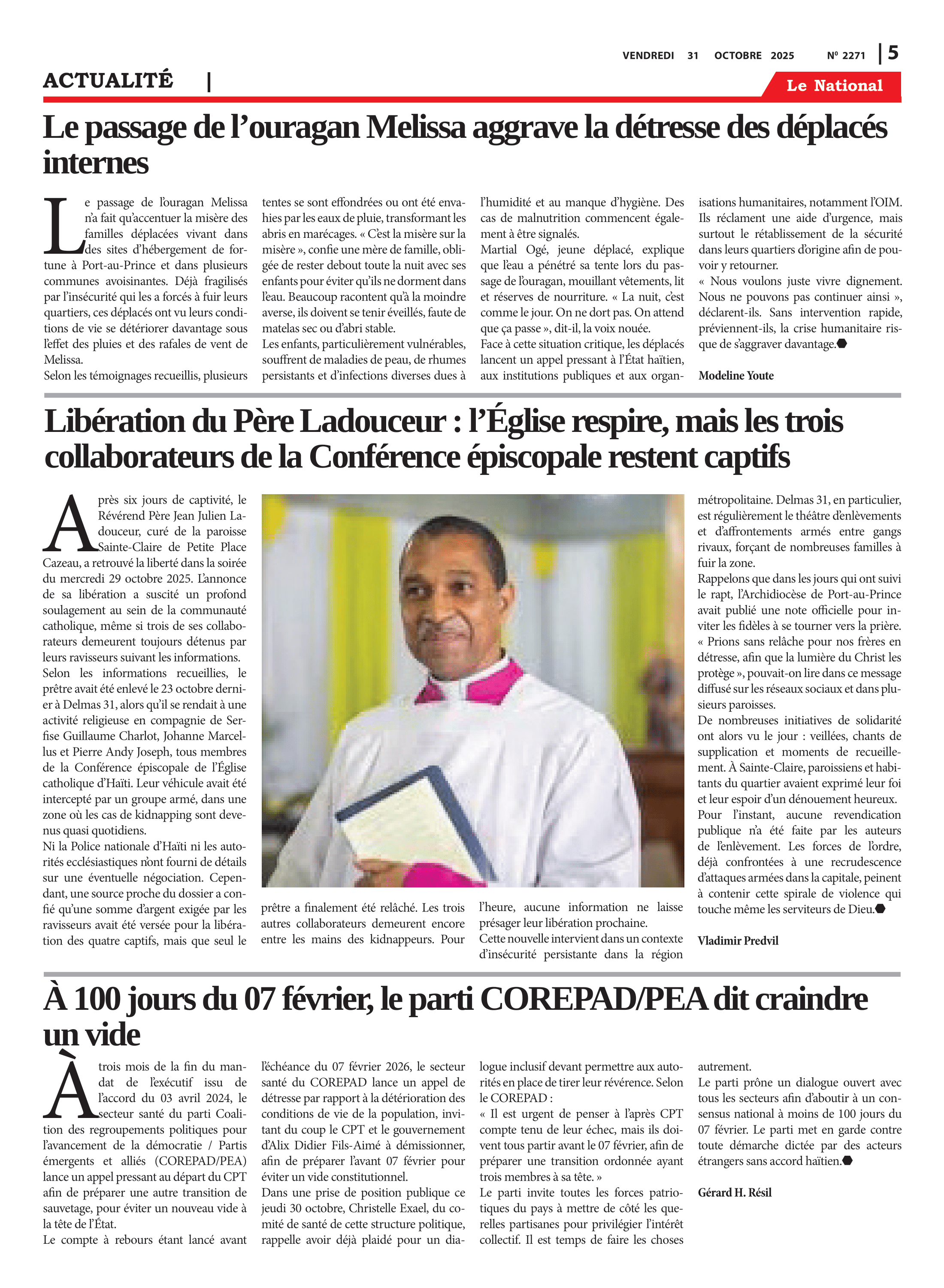 Page 5 de l'édition 2271